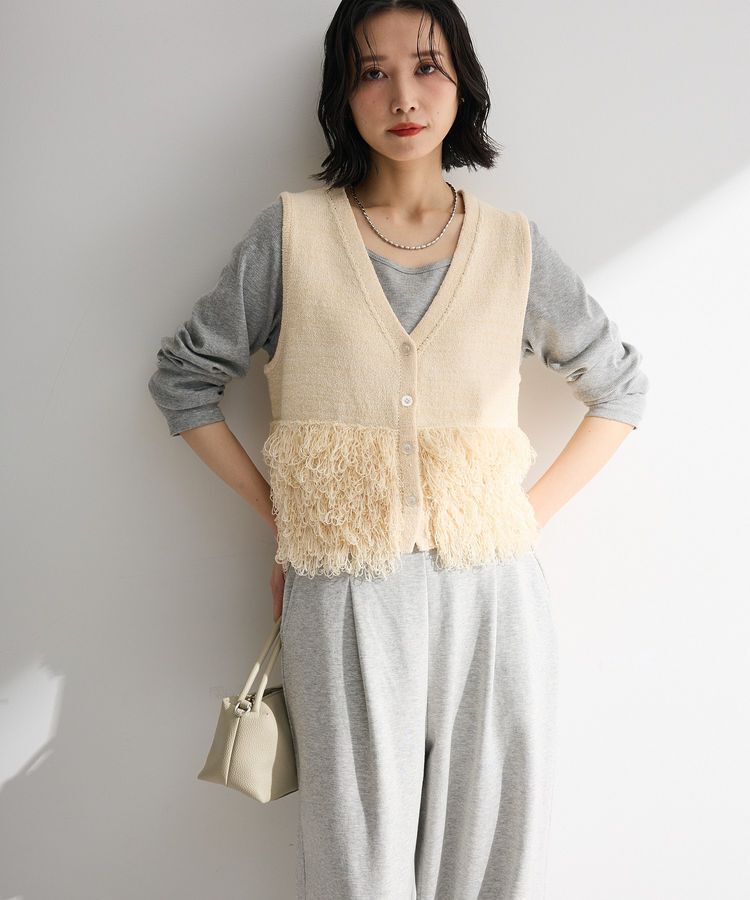 Green Parks「ブークレループニットベスト」|ベスト・ジレ|