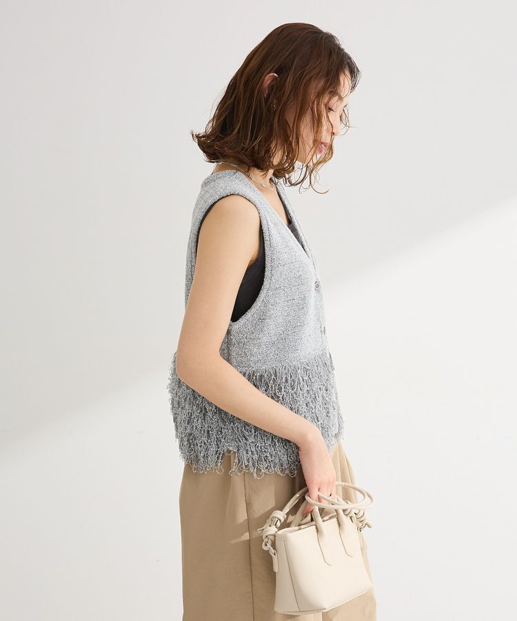 Green Parks「ブークレループニットベスト」|ベスト・ジレ|