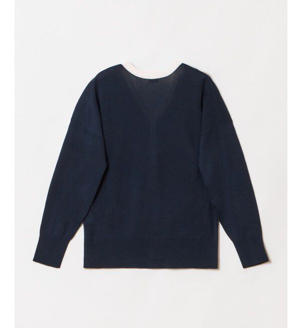 allureville「ハイツイストコットンV カーディガン」|カーディガン|