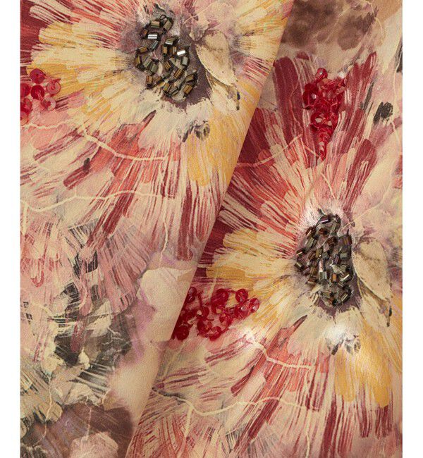 LOULOU WILLOUGHBY「【LOULOU WILLOUGHBY】BHARAT SILK ハートネックワンピース」|ワンピース|