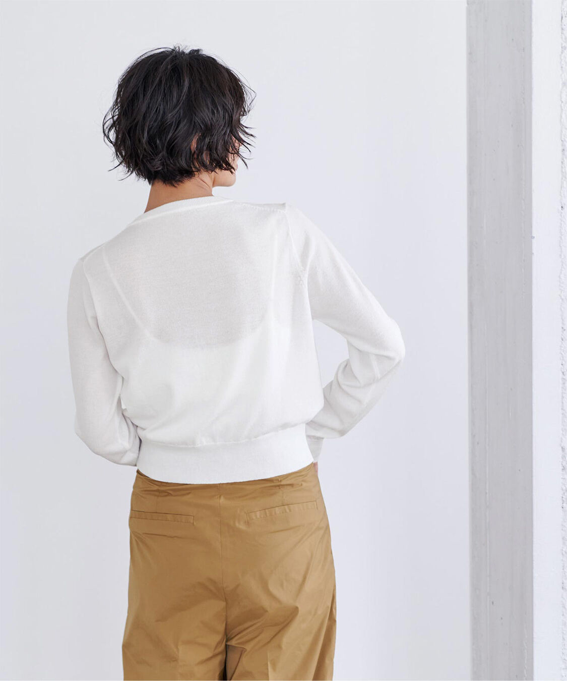 ur's「UVケアコンパクトベーシックニットカーディガン」|ニット・セーター|