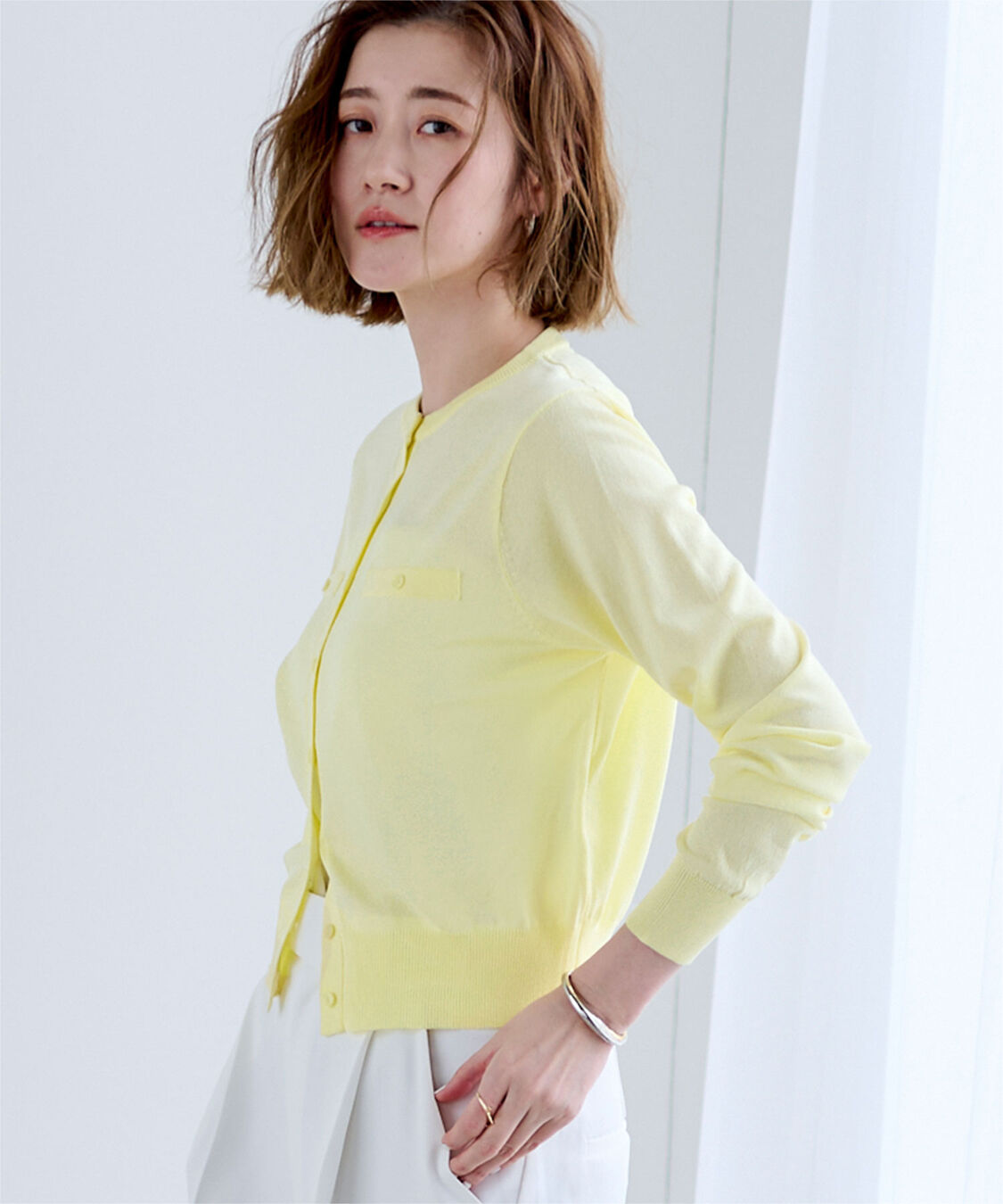 ur's「UVケアコンパクトベーシックニットカーディガン」|ニット・セーター|