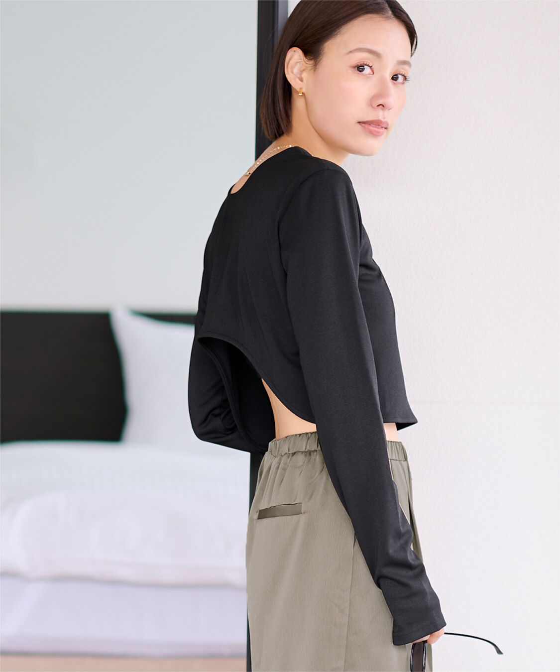 ur's「【黒川翼さんコラボアイテム】前後2wayトップス/ラッシュガード」|ビキニトップス|