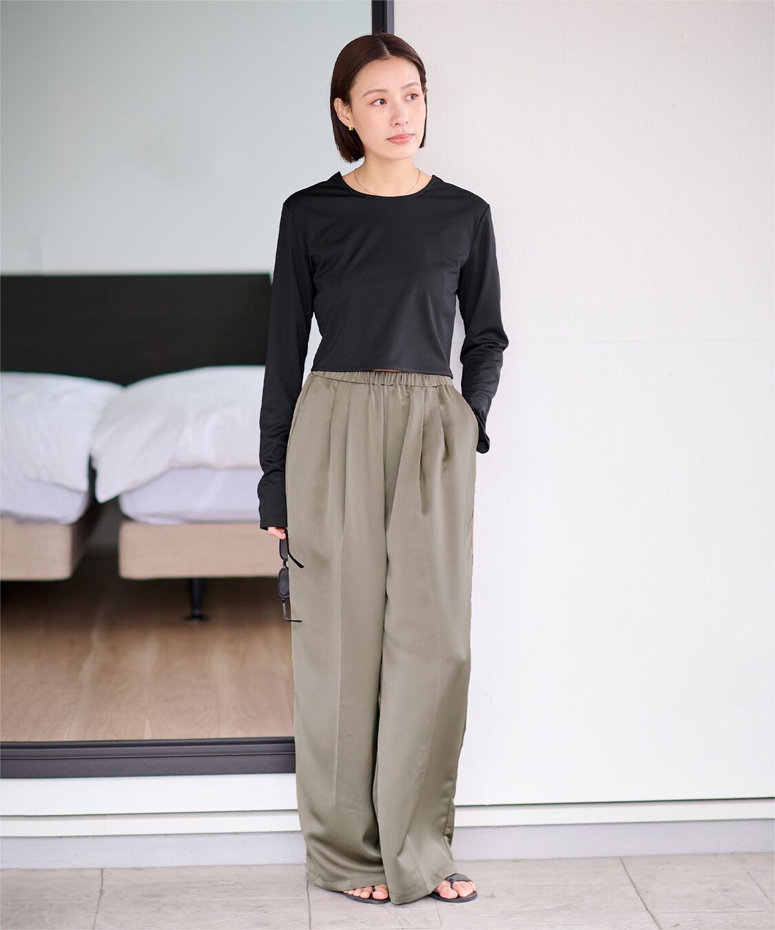 ur's「【黒川翼さんコラボアイテム】前後2wayトップス/ラッシュガード」|ビキニトップス|