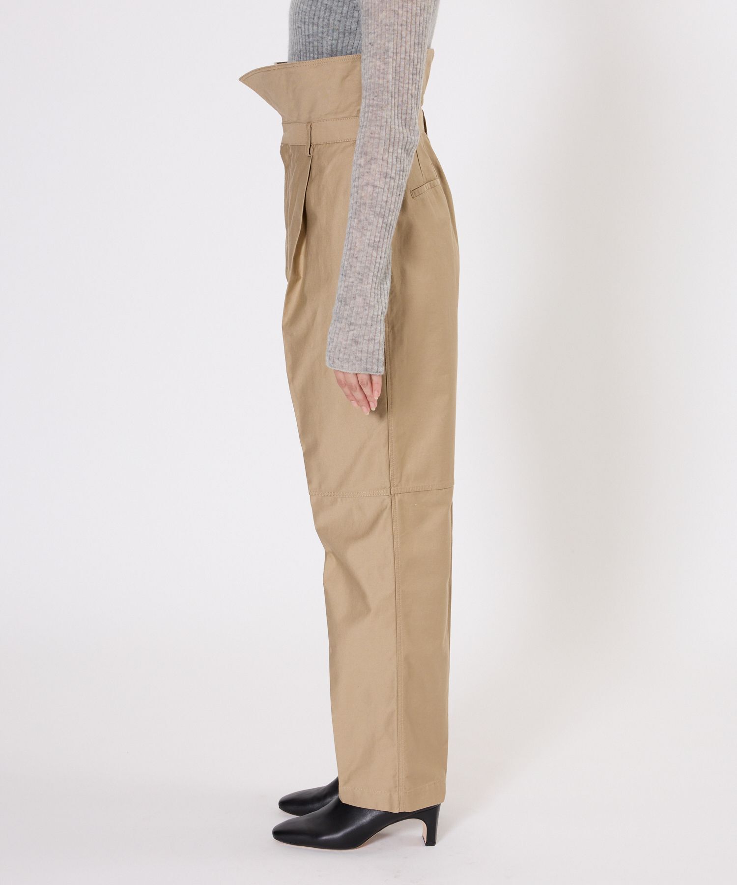 BABYLONE「【柳橋唯さんコラボアイテム】ハイウエスト2WAYチノ」|チノ|