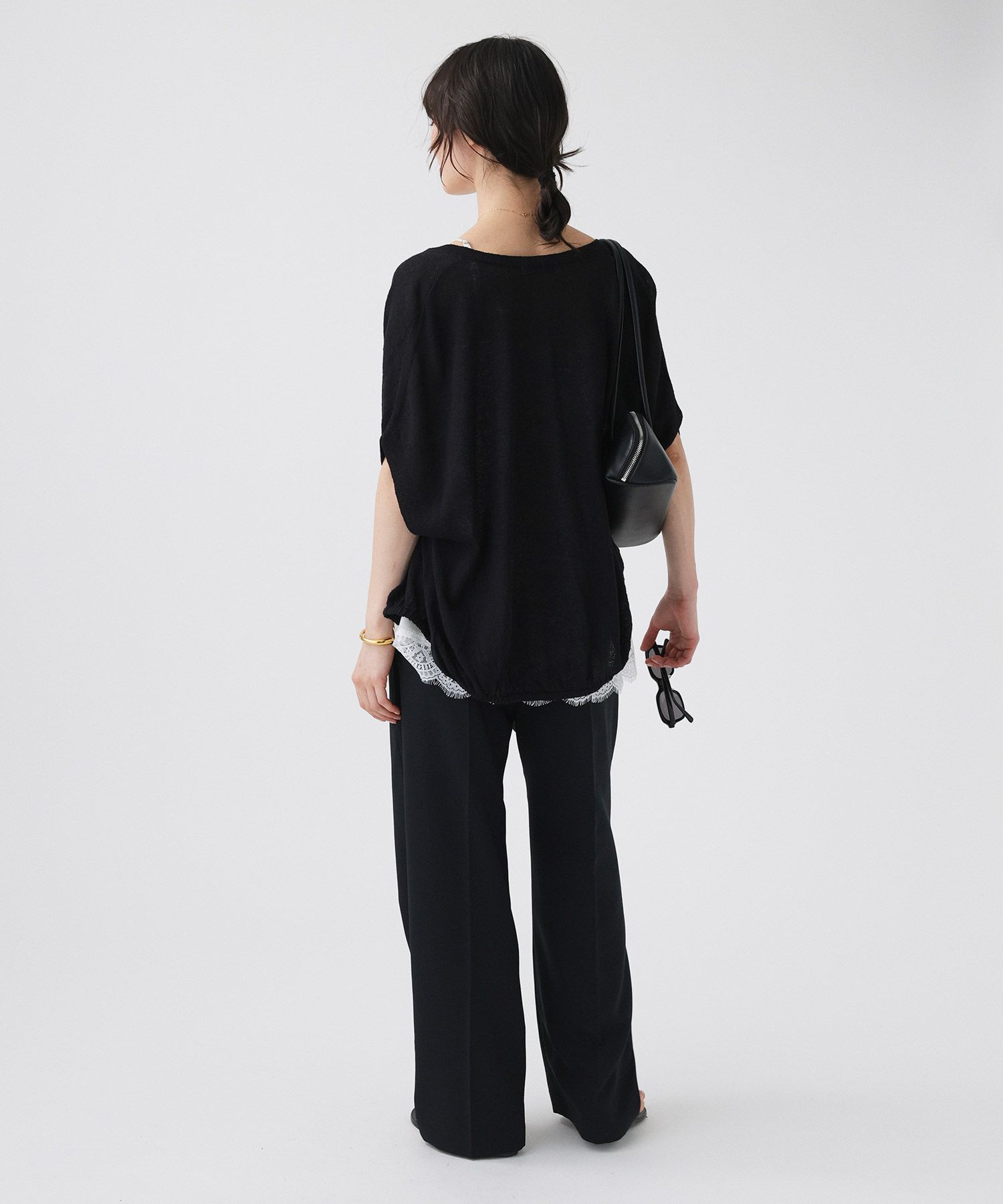 BABYLONE「スラブオックスパンツ」|スラックス|