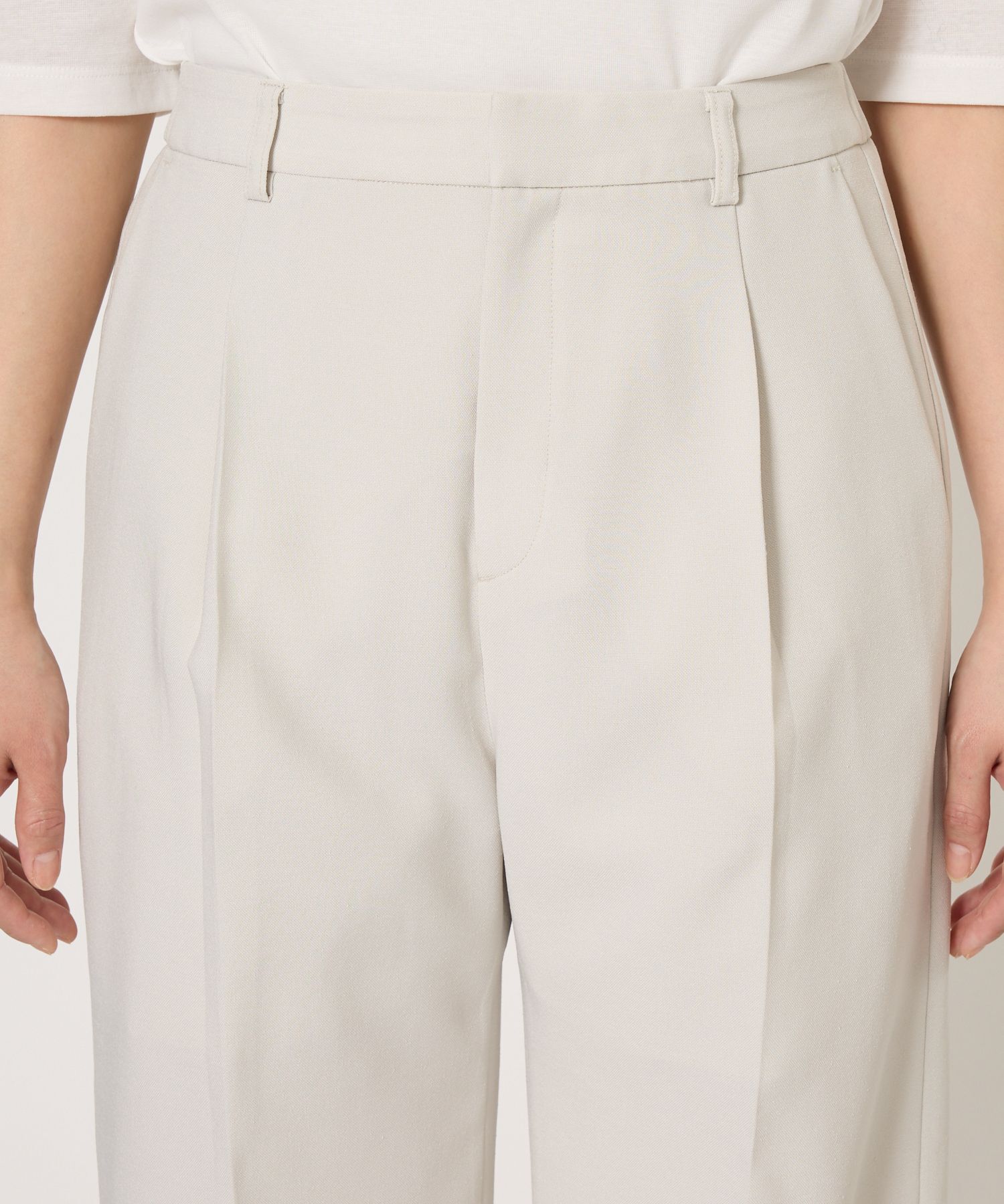 BABYLONE「スラブオックスパンツ」|スラックス|