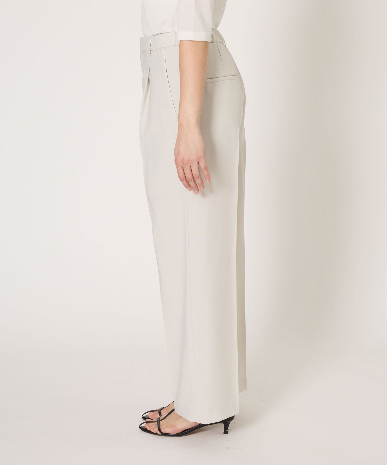 BABYLONE「スラブオックスパンツ」|スラックス|