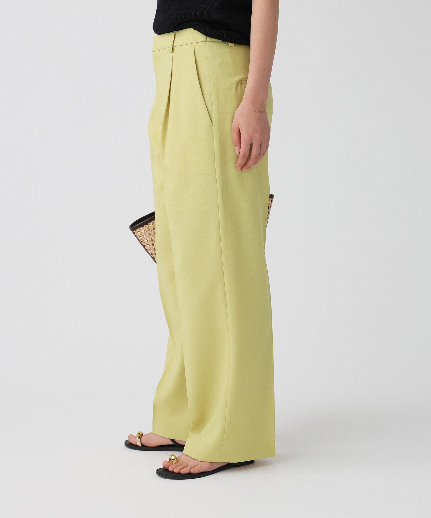 BABYLONE「スラブオックスパンツ」|スラックス|