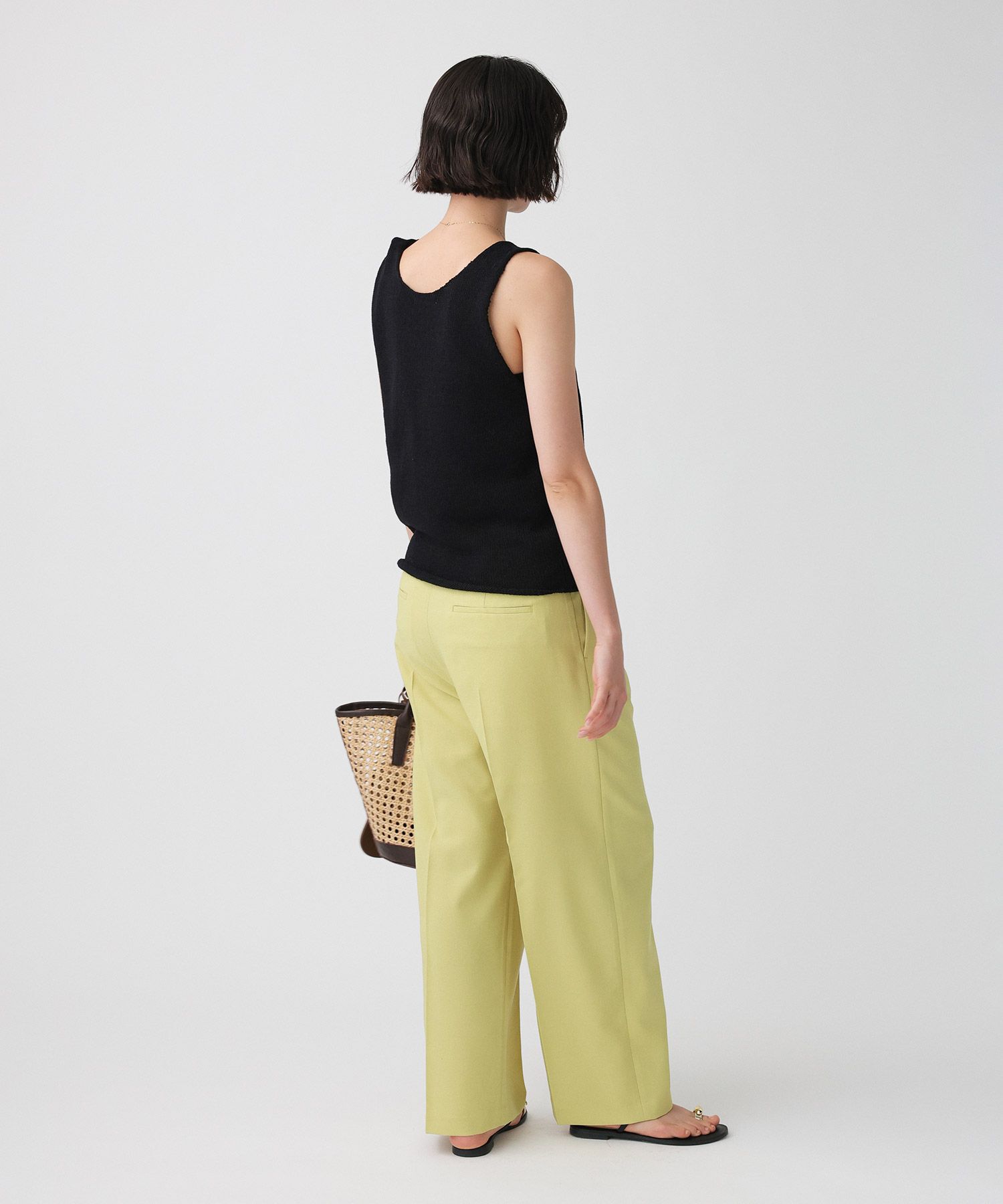 BABYLONE「スラブオックスパンツ」|スラックス|