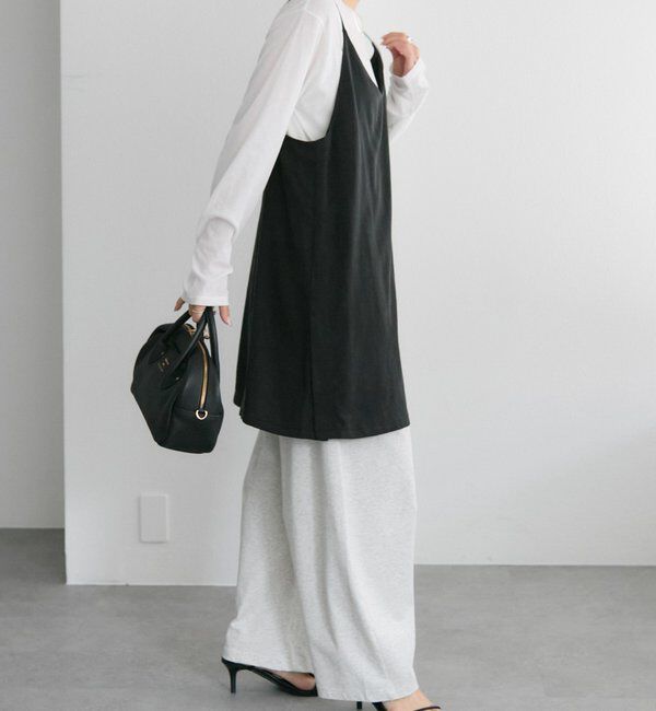  「【着回し力◎/セットアイテム】ソフトツイルキャミチュニック+パンツセット」|その他|