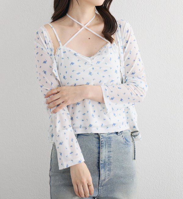  「ビスチェsetドロストカーディガン」|プルオーバー|