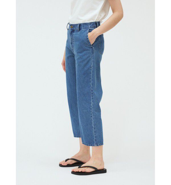 mizuiro ind「mizuiro ind ストレートデニムパンツ」|デニム|