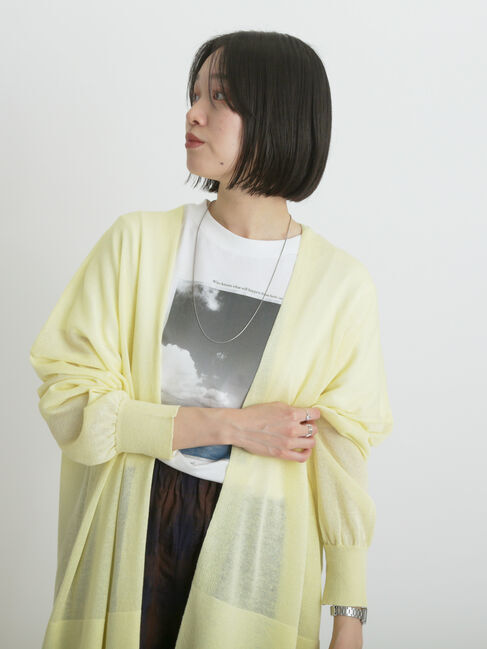 sm2rhythm「シアーロングカーディガン」|カーディガン|