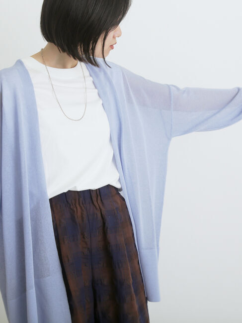 sm2rhythm「シアーロングカーディガン」|カーディガン|