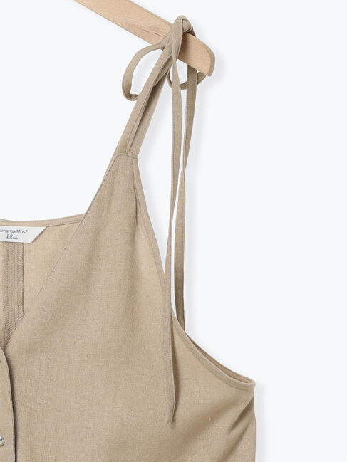 Samansa Mos2 blue「◎キャミソールジレ」|シャツ・ブラウス|