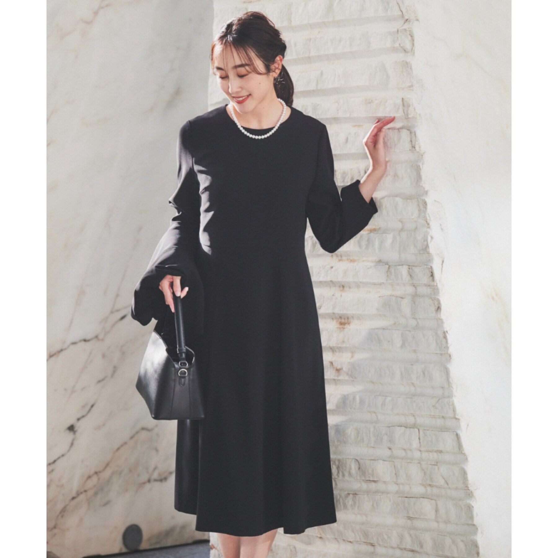 UNTITLED「【通勤】フレアワンピース」|ワンピース|