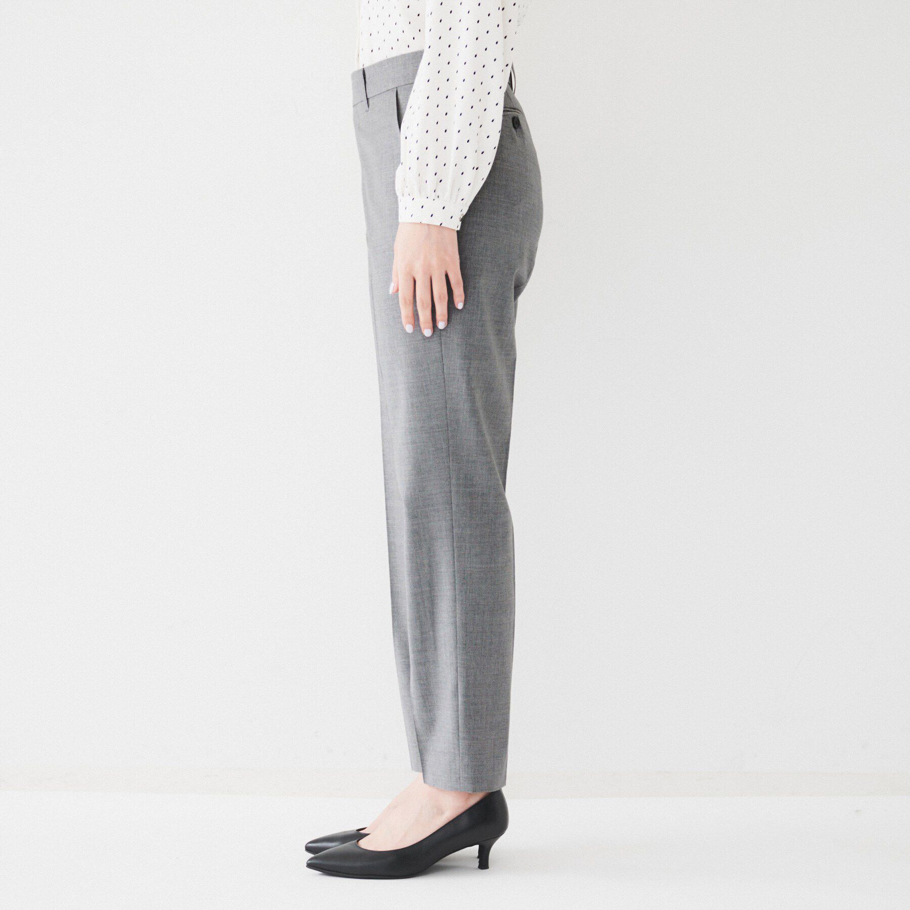 UNTITLED「【通勤スーツ】ウーステッド テーパードパンツ」|その他|