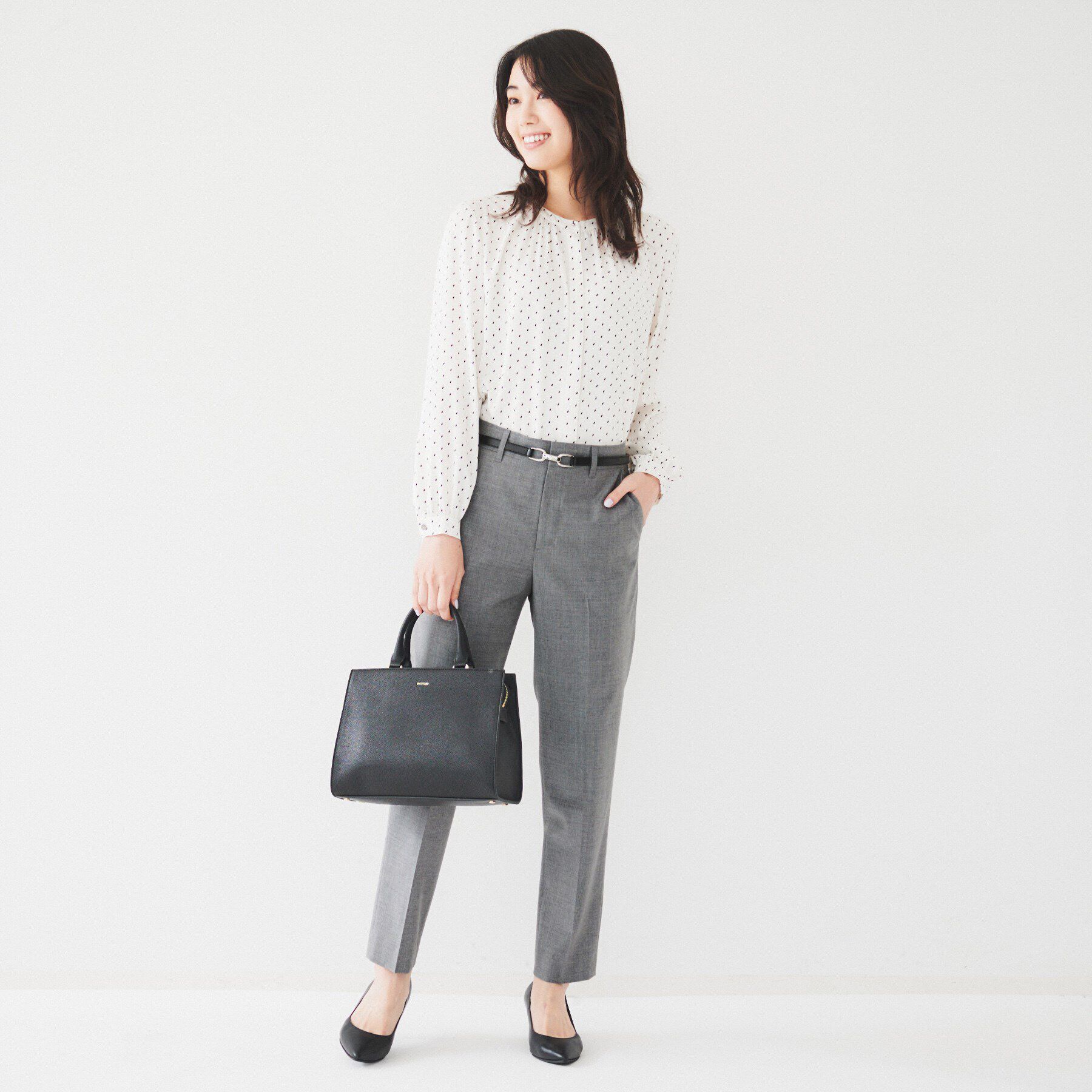 UNTITLED「【通勤スーツ】ウーステッド テーパードパンツ」|その他|