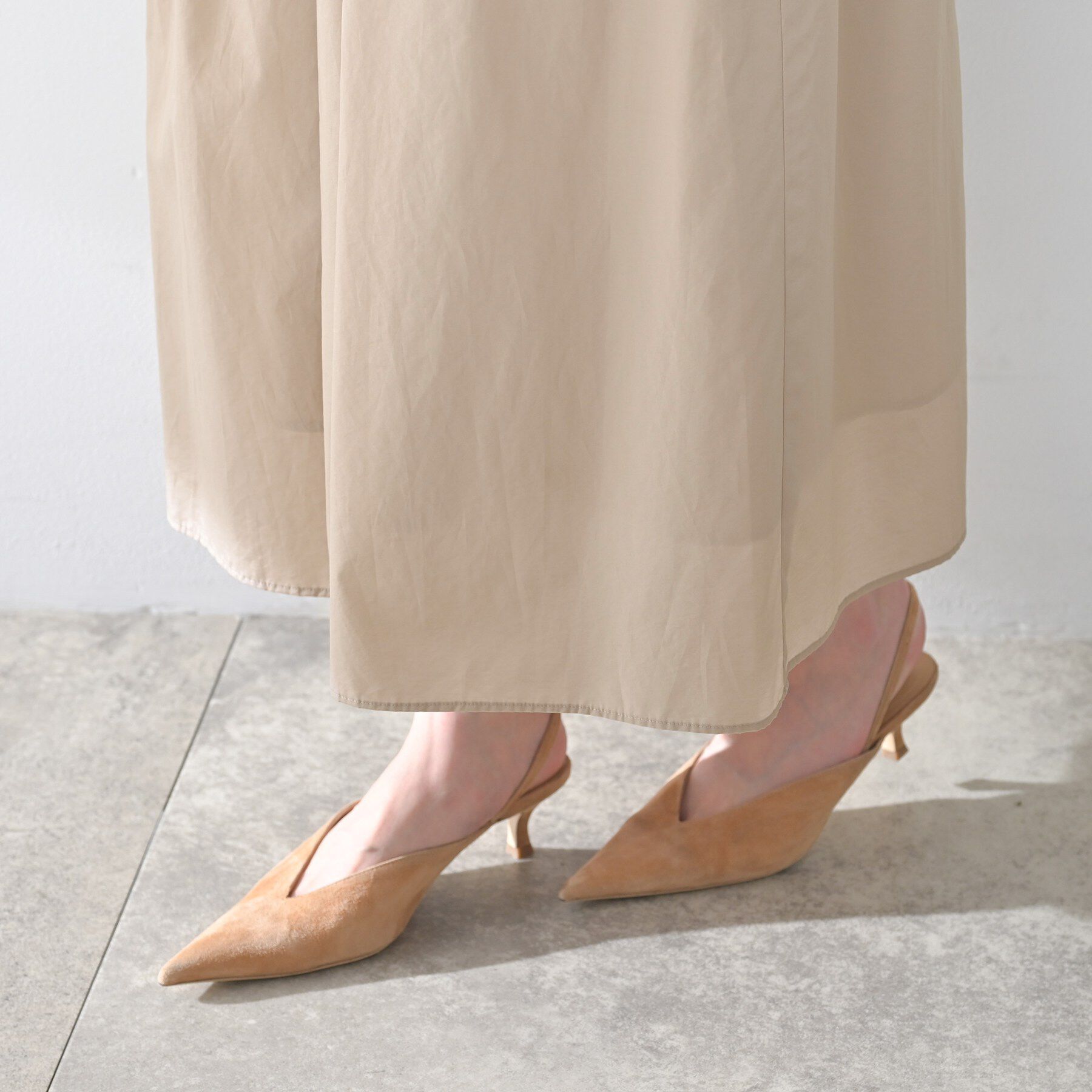 UNTITLED「【セットアップ可/ウエストゴム】シャイニータイプライタースカート」|スカート|