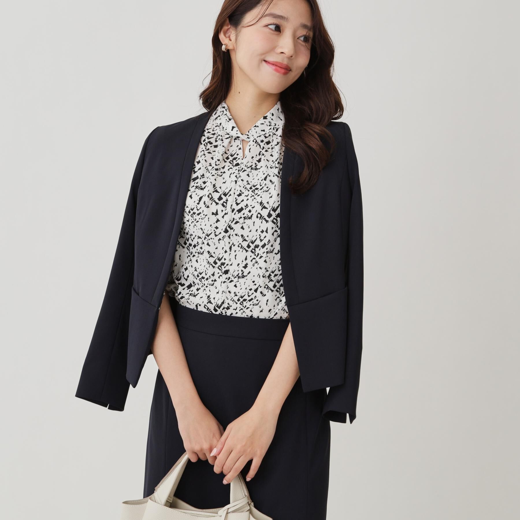 COUP DE CHANCE「【手洗い可／日本製】パフスリーブブラウス」|シャツ・ブラウス|