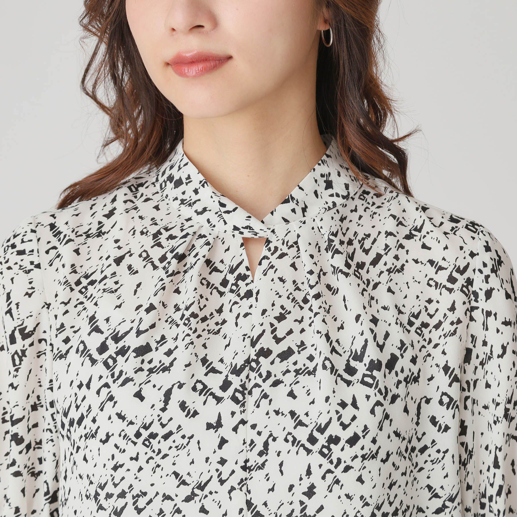 COUP DE CHANCE「【手洗い可／日本製】パフスリーブブラウス」|シャツ・ブラウス|