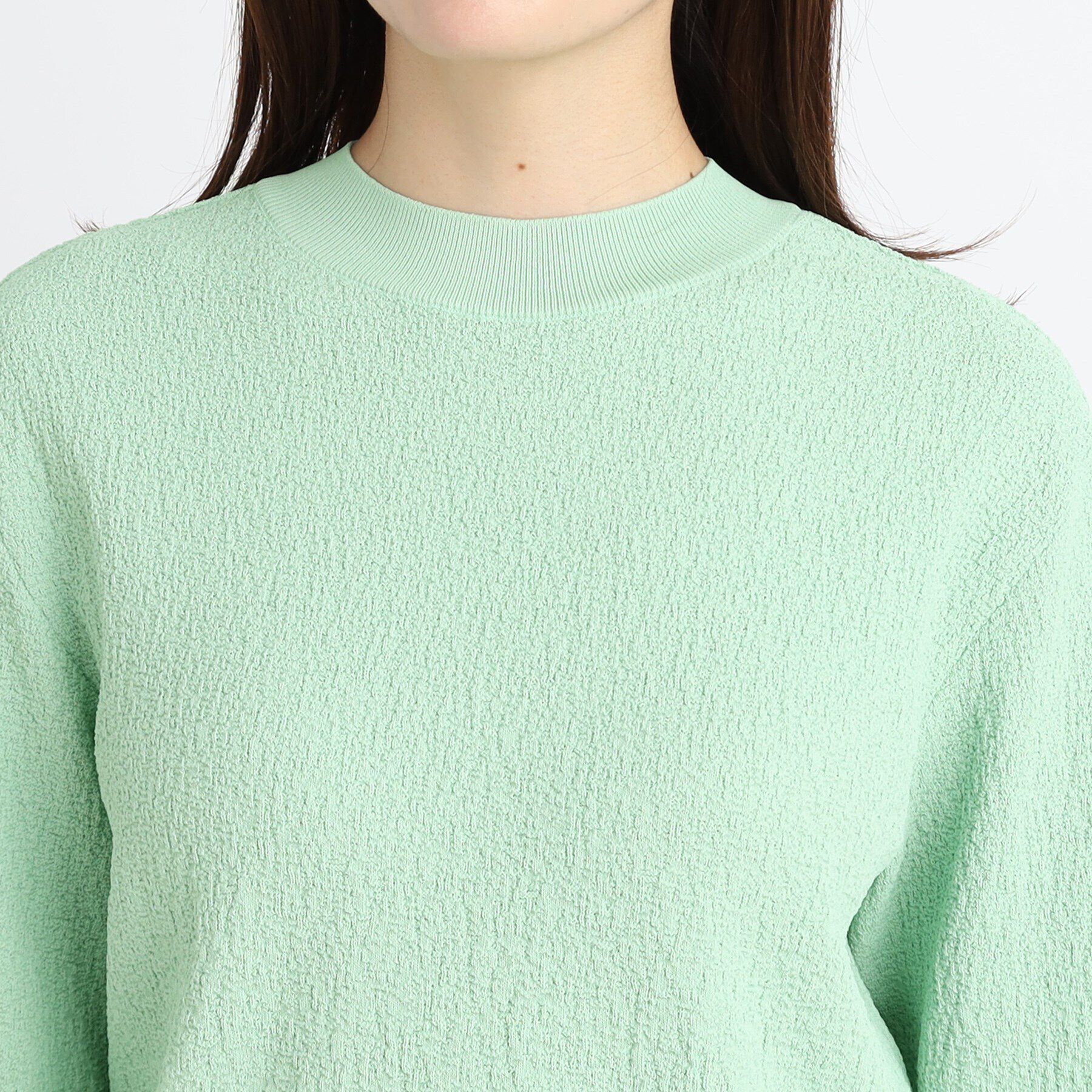 Reflect「プチハイネックジャカードニット」|ニット・セーター|