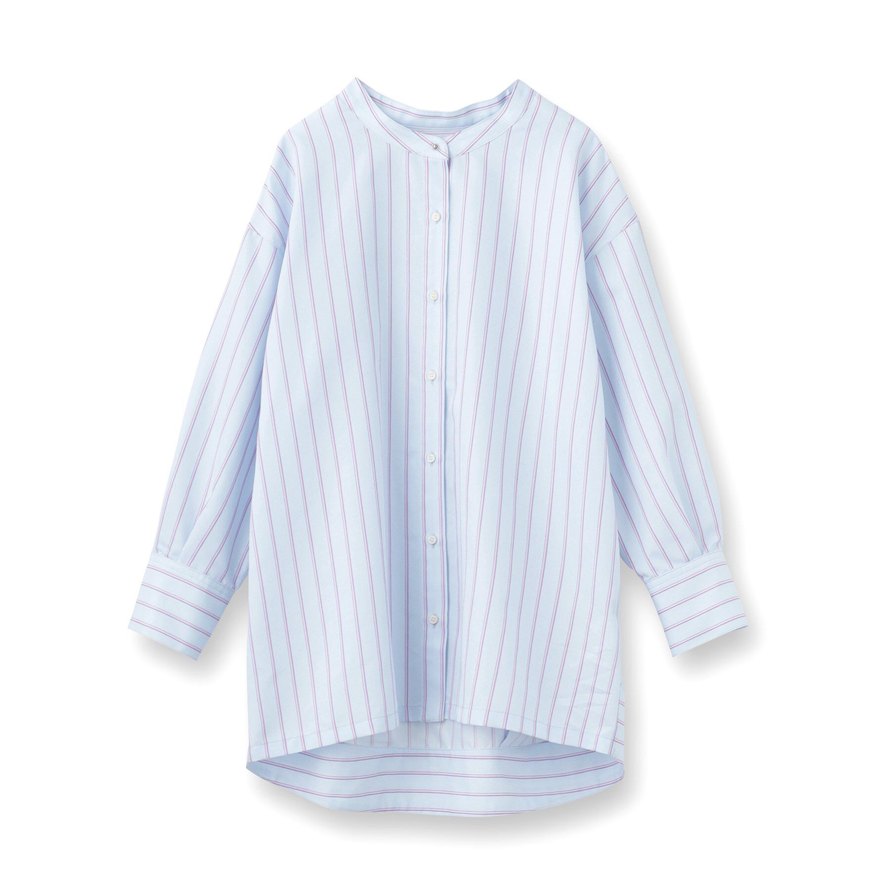 Reflect「【夏SALE／接触冷感／洗える】ストライプコクーンシルエットシャツ」|シャツ・ブラウス|