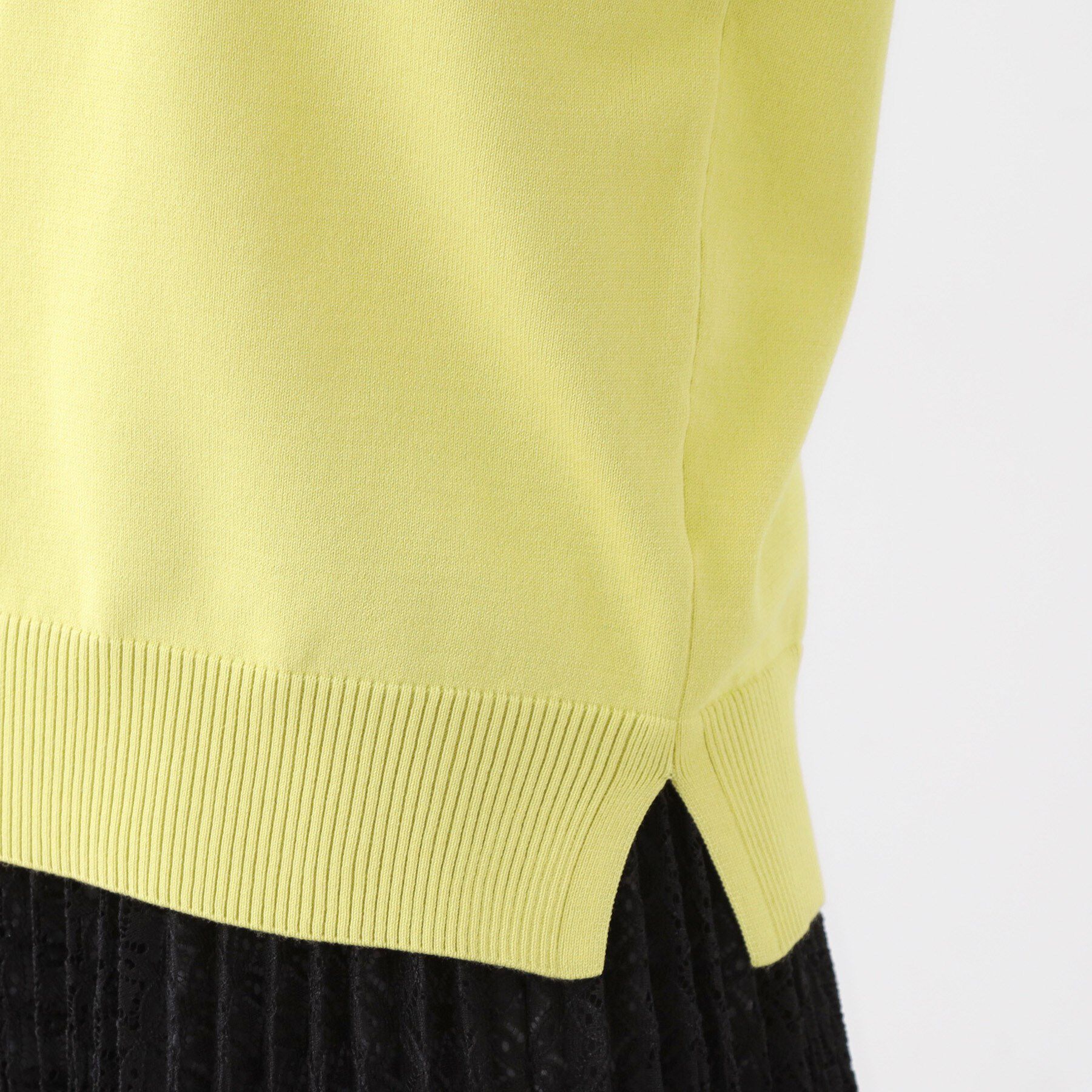 Reflect「【透けにくい◎】衿付き七分袖ニット」|ニット・セーター|