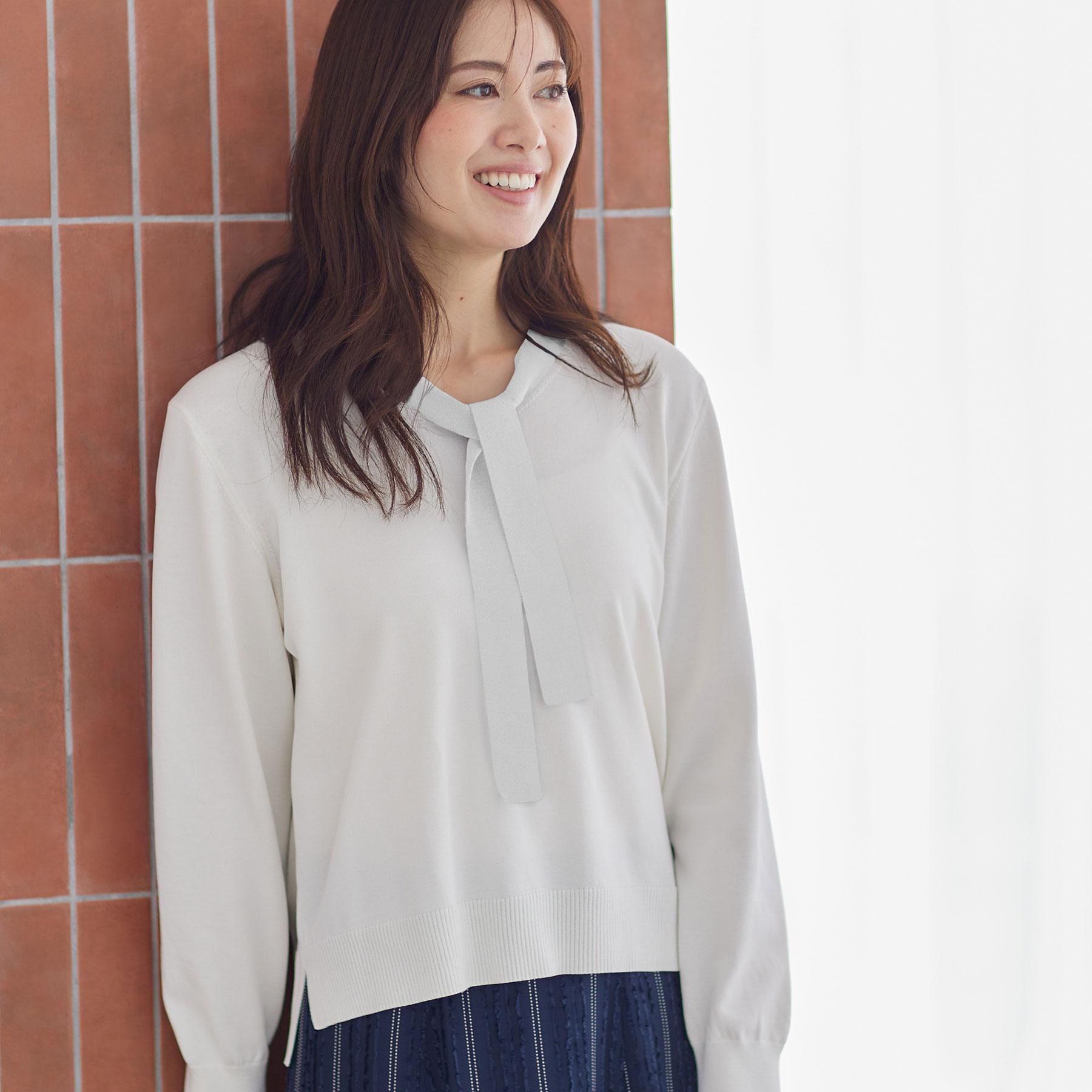 Reflect「ハイゲージボウタイニット」|ニット・セーター|