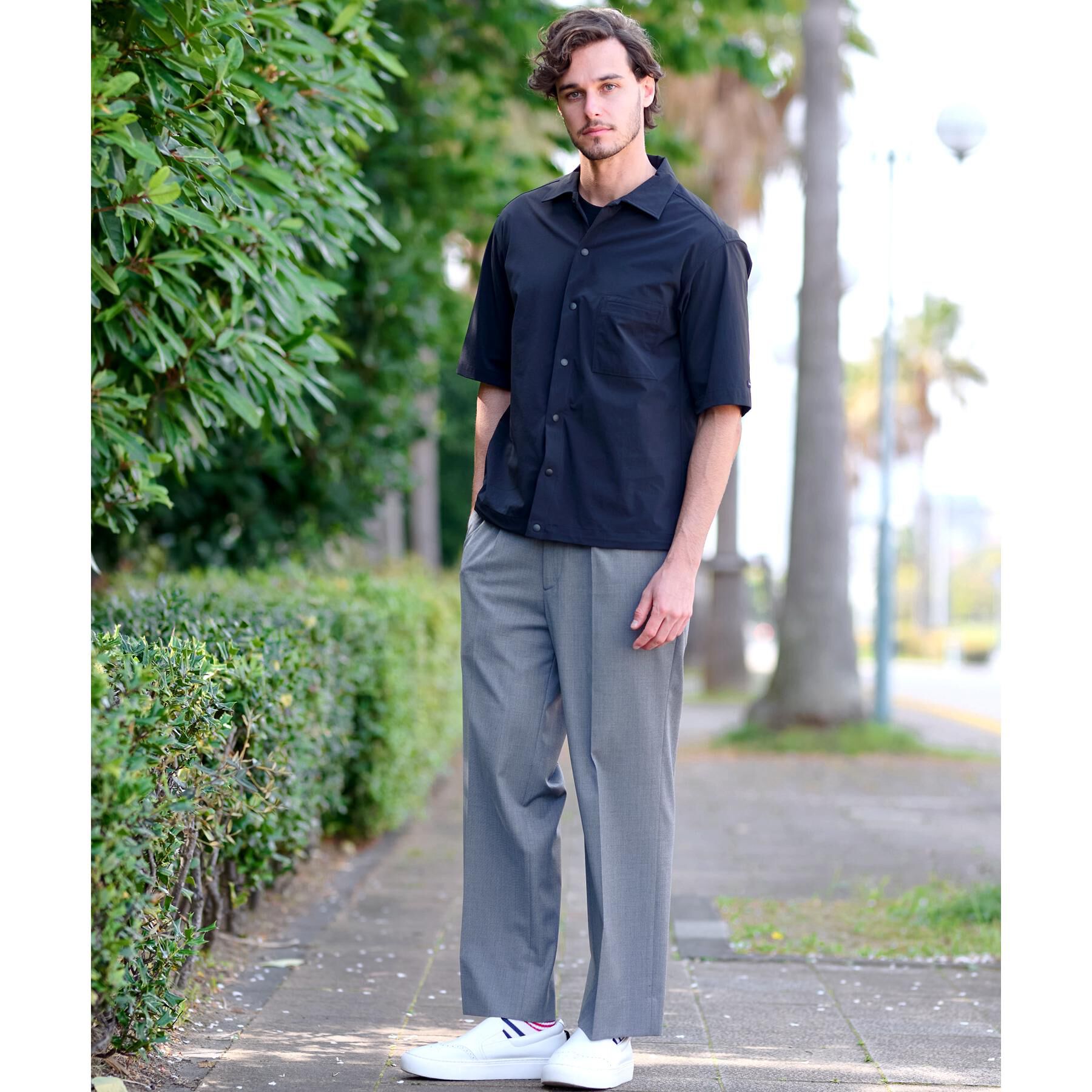 DRESSTERIOR「ウールブレンド イージーワイドパンツ」|その他|