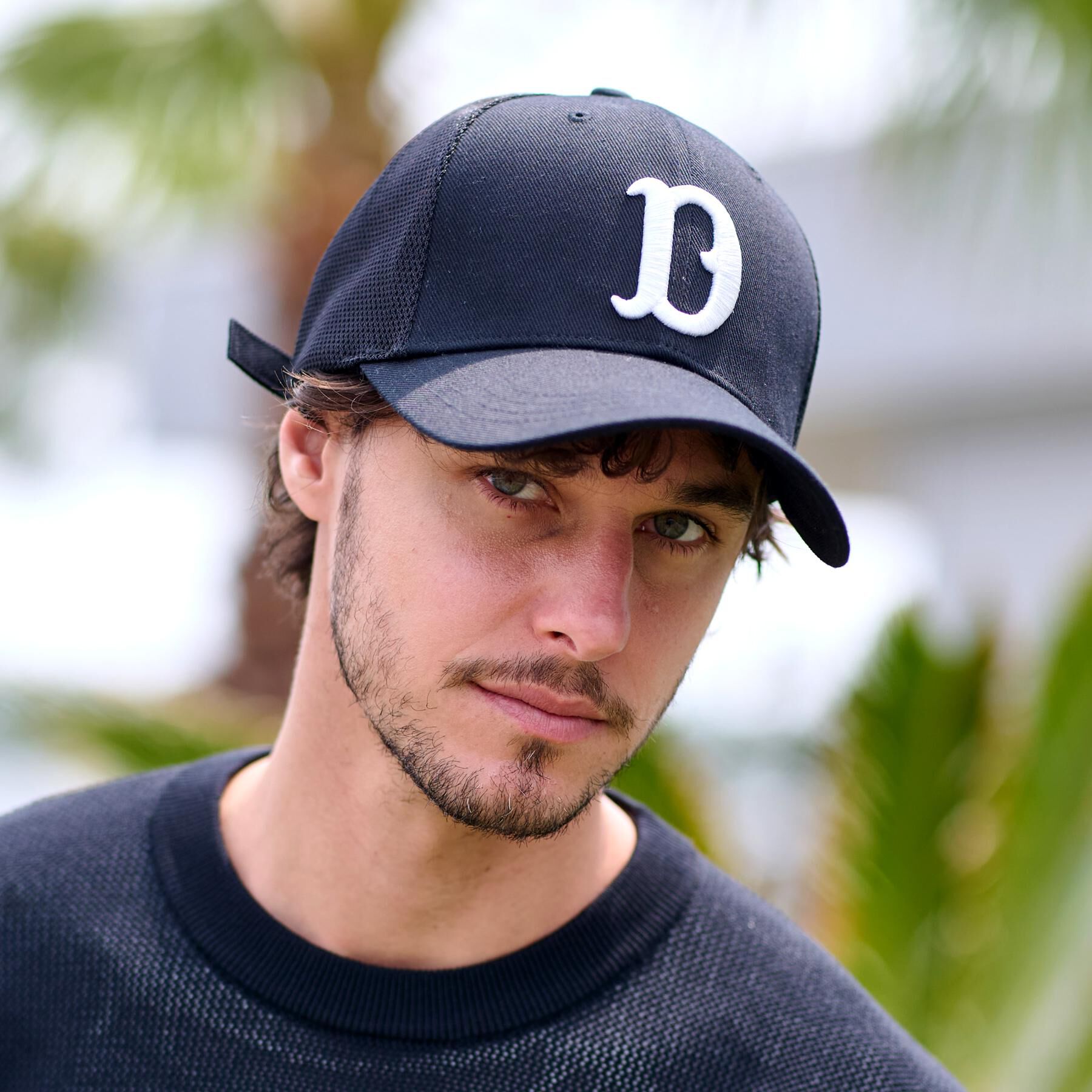 DRESSTERIOR「Dロゴ メッシュキャップ」|キャップ・キャスケット|ブラック(019)