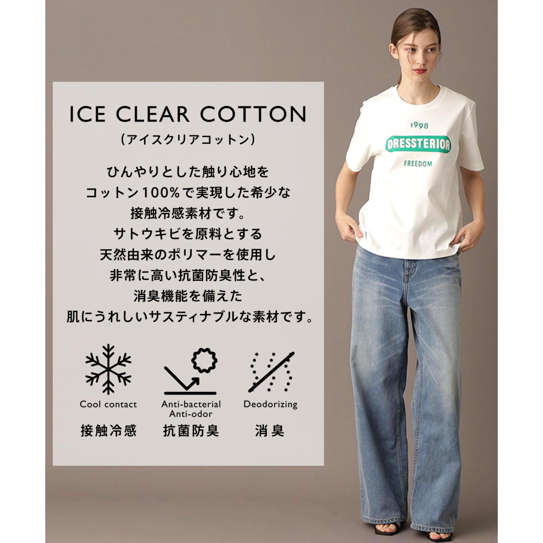 DRESSTERIOR「【接触冷感/抗菌防臭/消臭】ルクア・EC限定アニバーサリーTシャツ」|Tシャツ・カットソー|