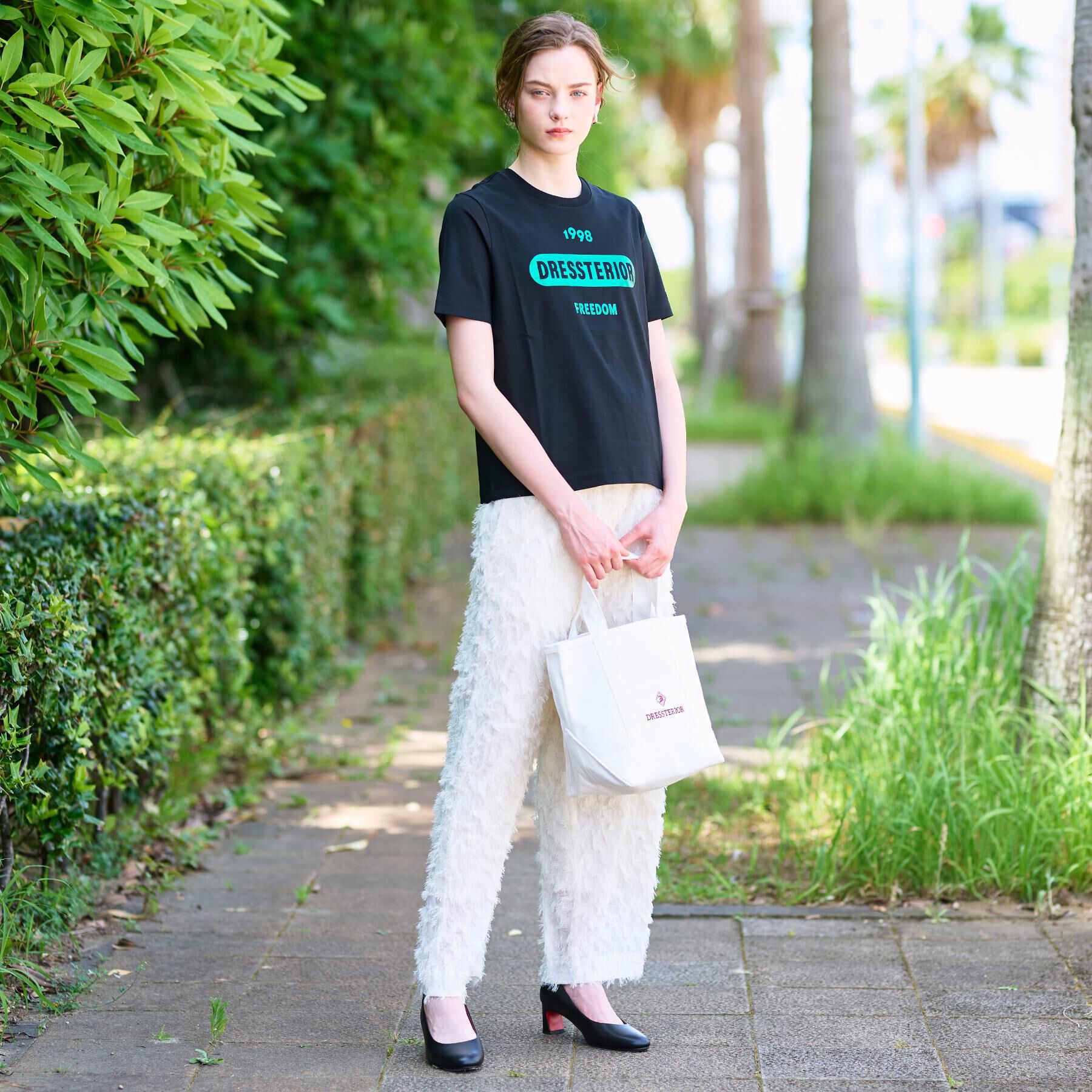 DRESSTERIOR「【接触冷感/抗菌防臭/消臭】ルクア・EC限定アニバーサリーTシャツ」|Tシャツ・カットソー|