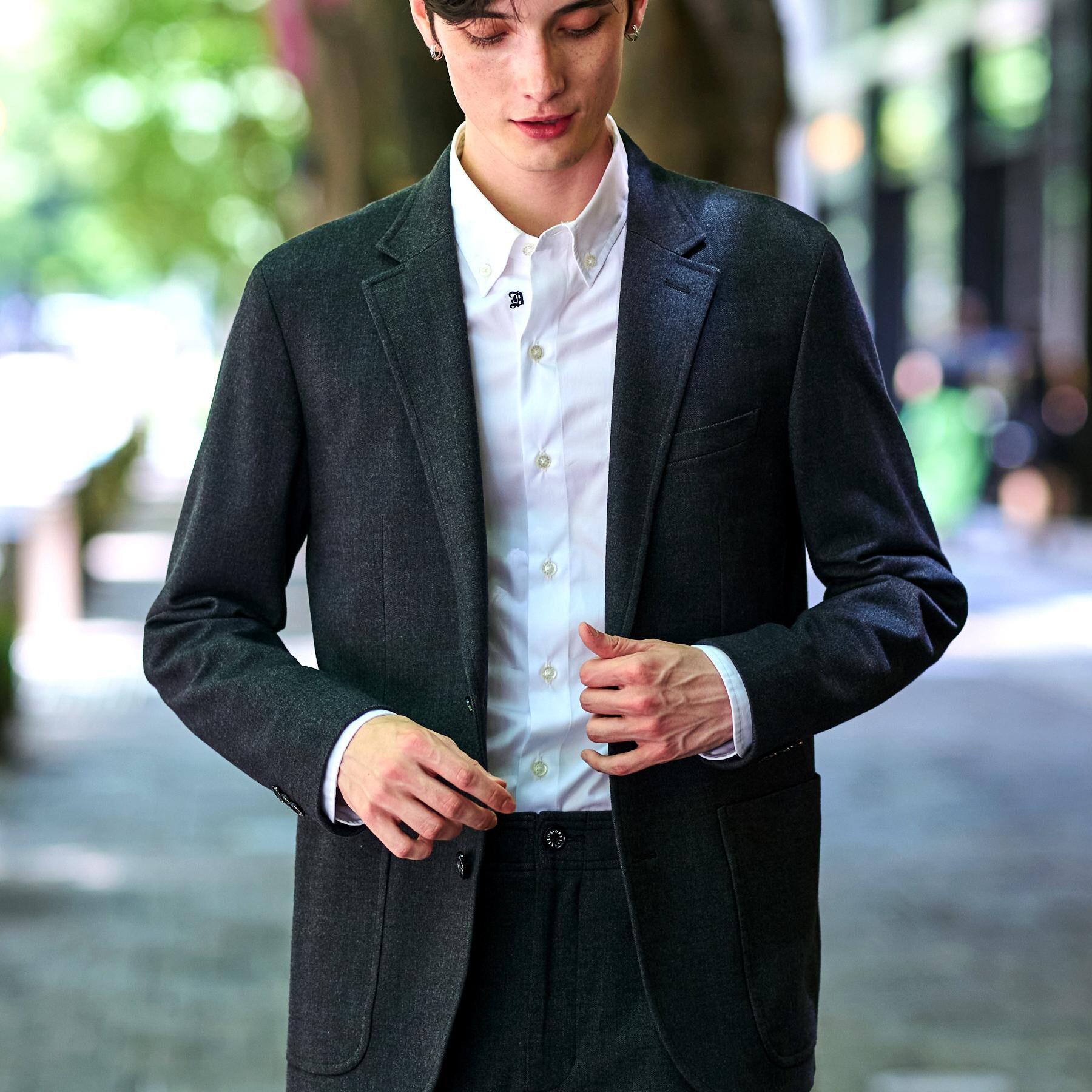 DRESSTERIOR「【セットアップ可】ストレッチソフトタッチ ジャケット」|テーラードジャケット|