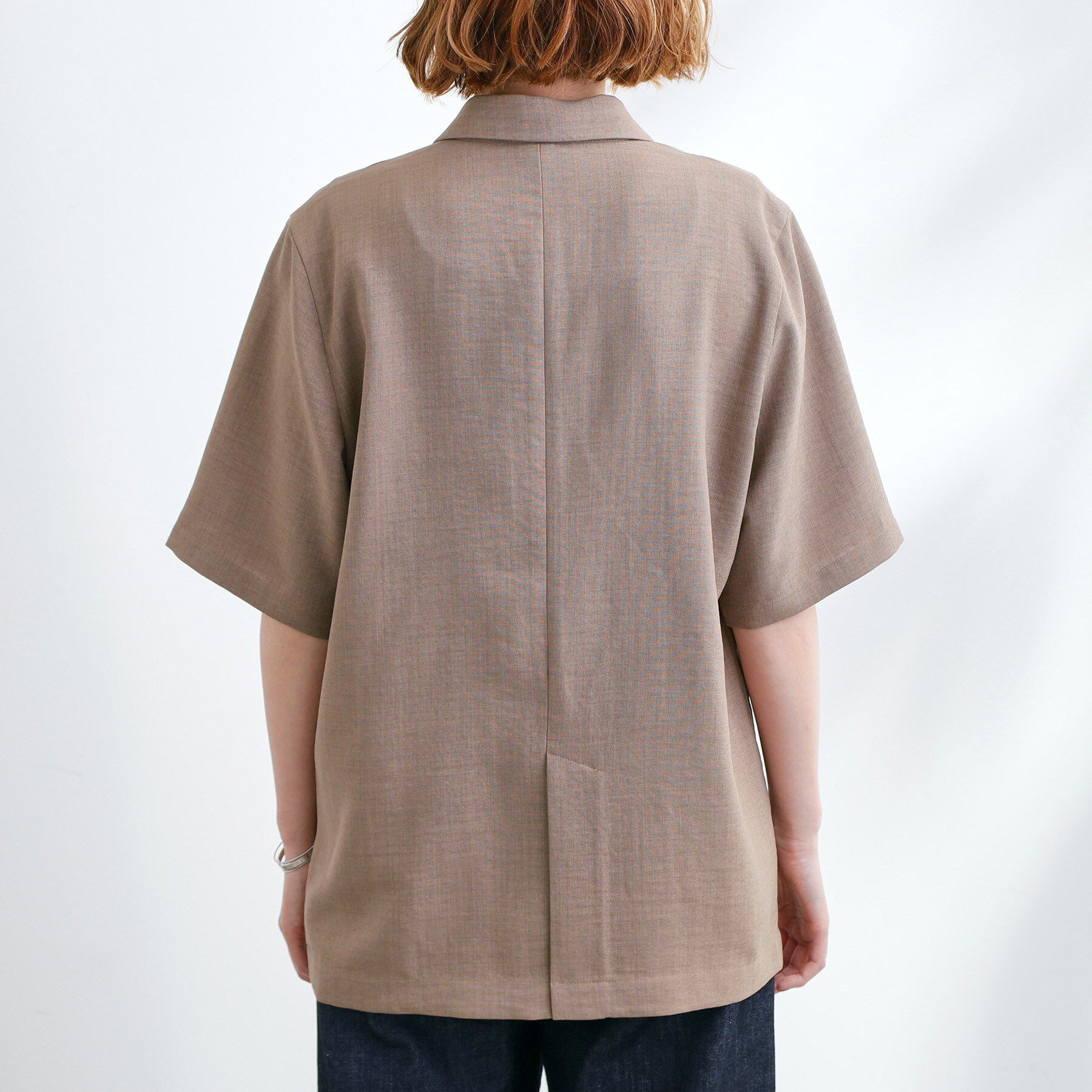 grove「軽やかに羽織れて、きちんと見え ハーフスリーブテーラードジャケット」|テーラードジャケット|