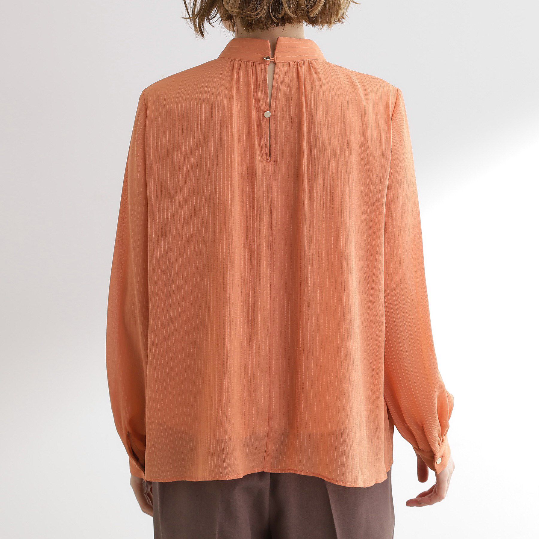 grove「シアーストライプボウタイブラウス」|シャツ・ブラウス|