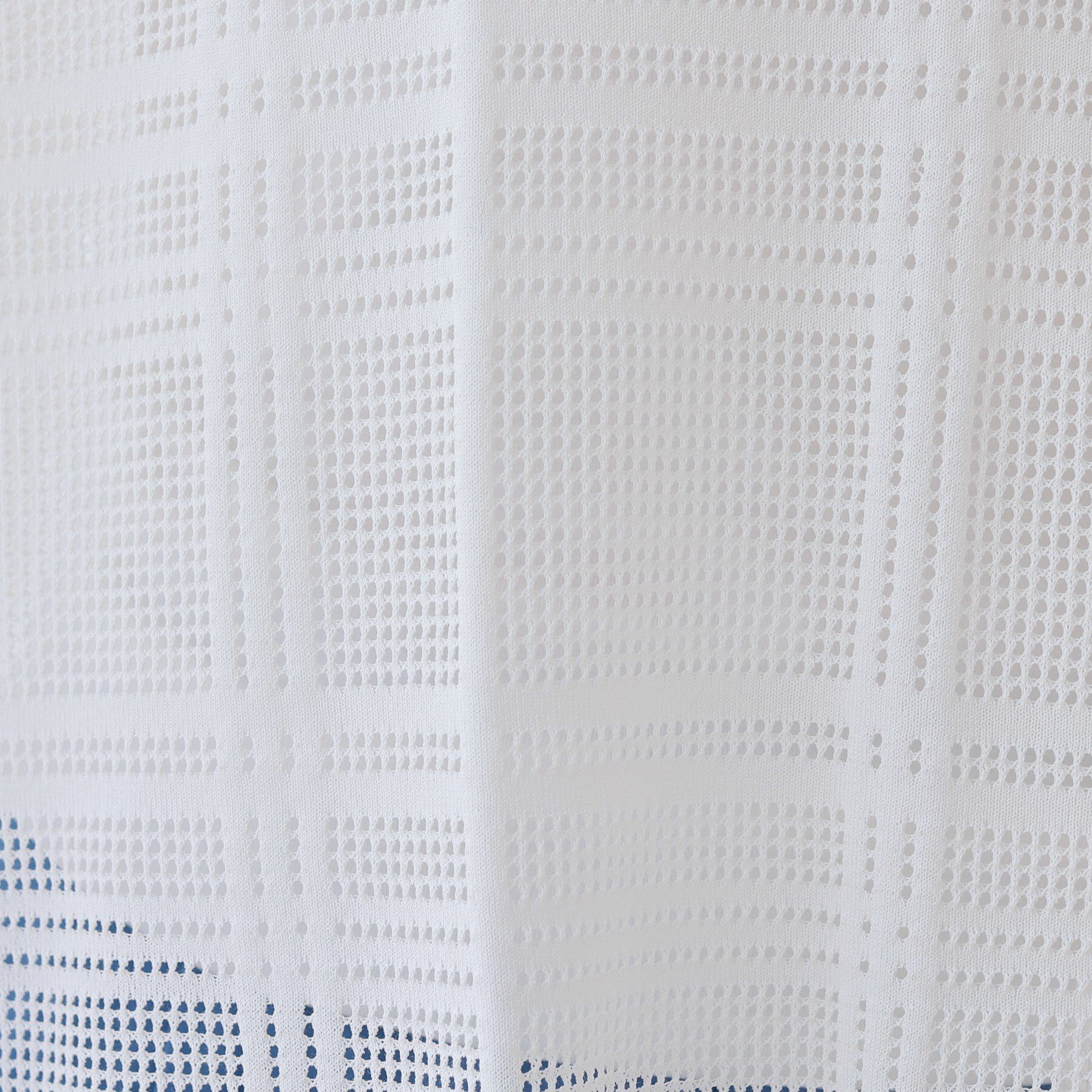 INDIVI「【洗える】メッシュチェック柄ニット」|ニット・セーター|