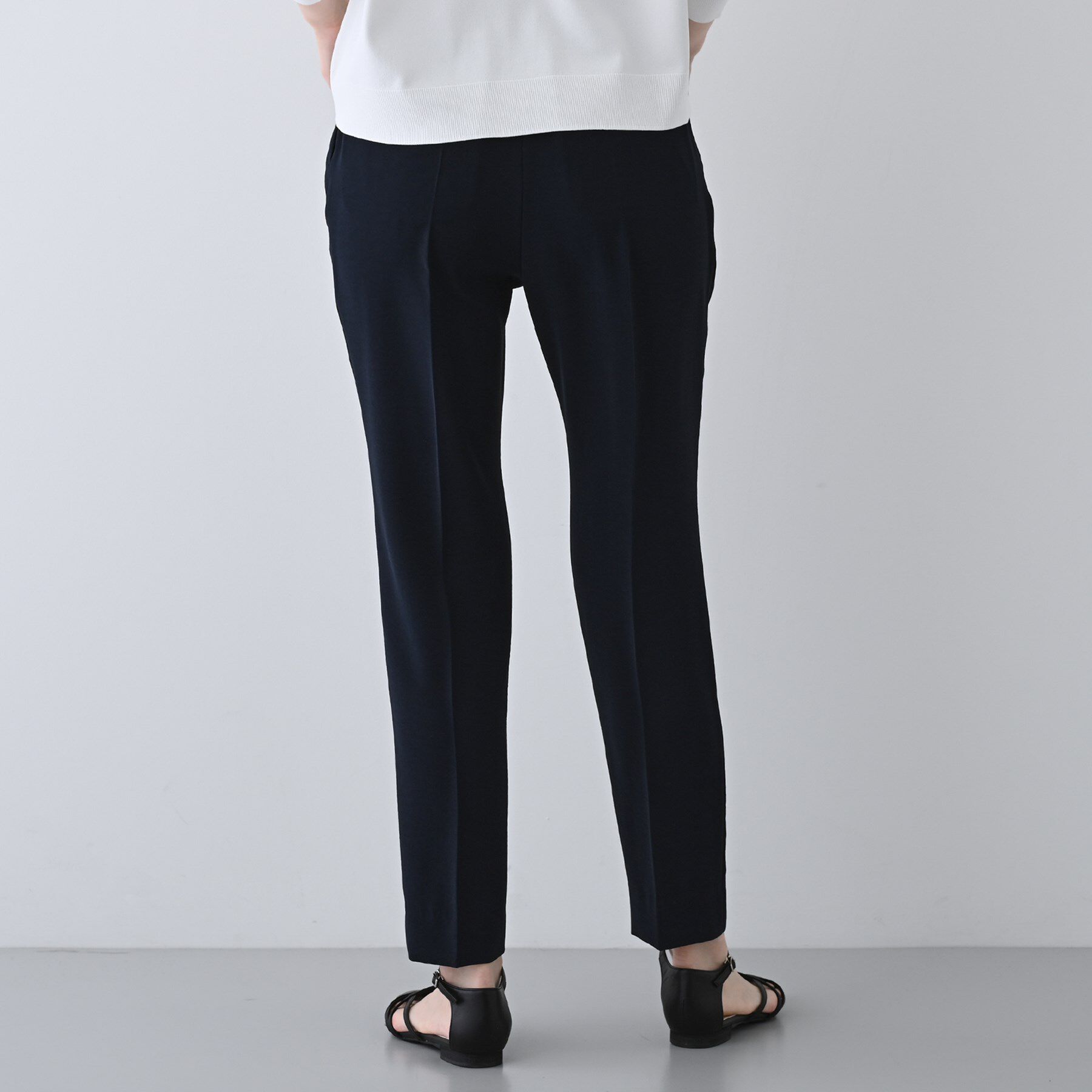 INDIVI「【着る日傘/遮熱/UVケア】タックテーパードパンツ」|その他|