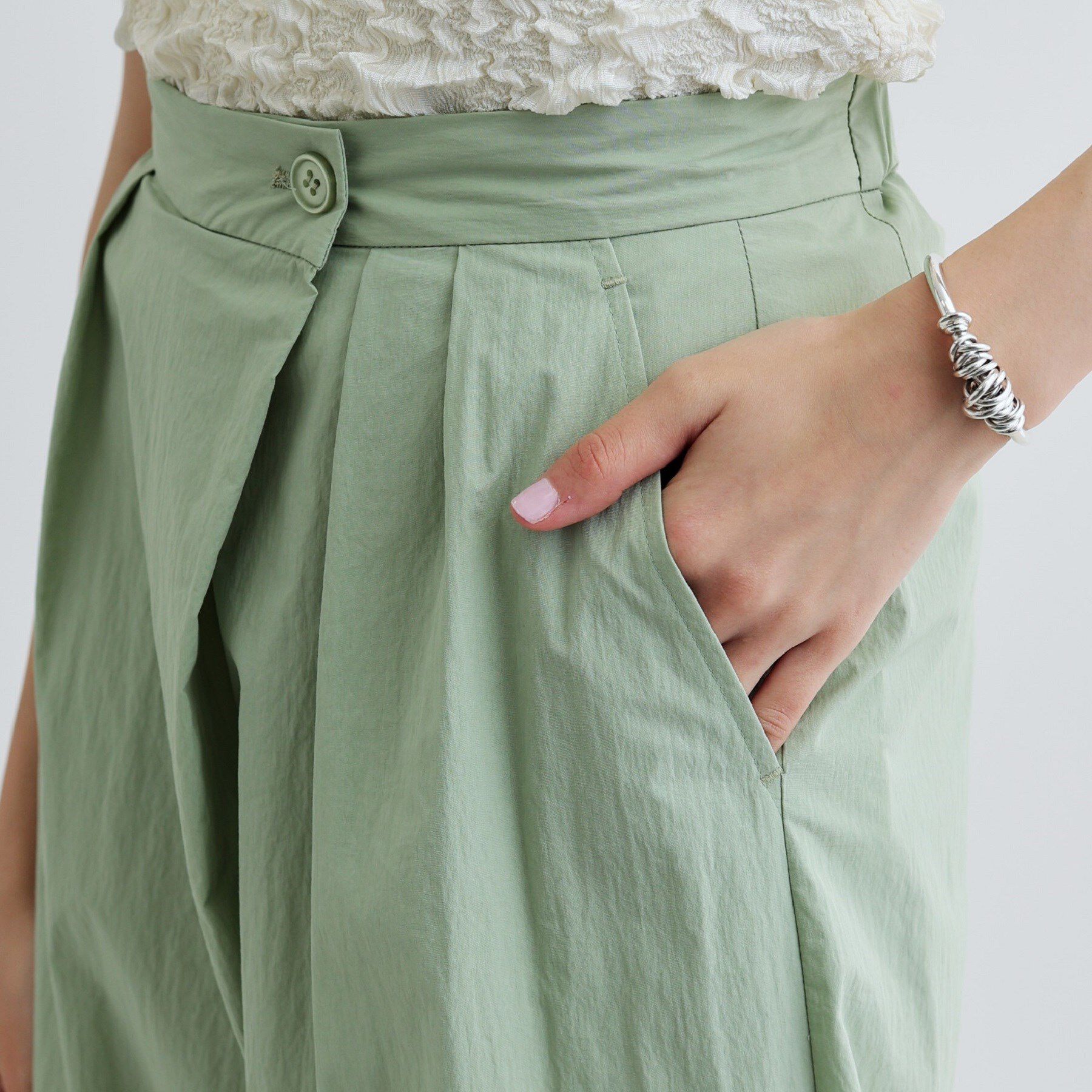 GALLEST「タイプライターラップワイドパンツ」|その他|