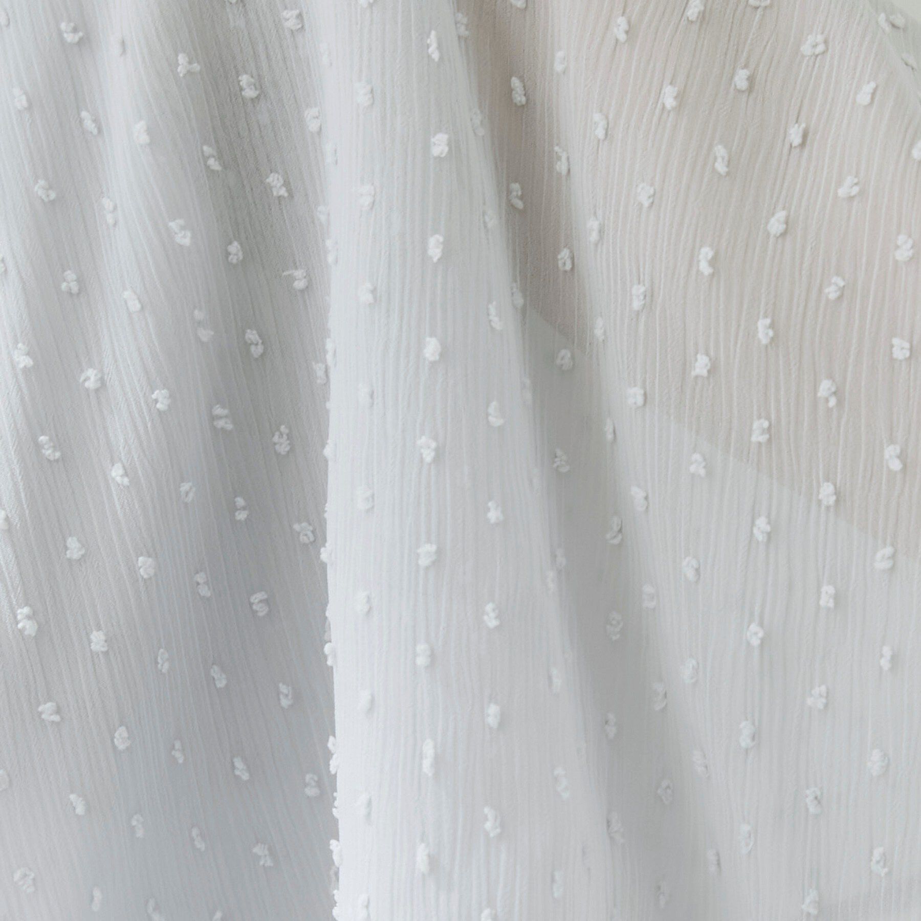 INDIVI「【洗える／ドットモチーフ】ケープスリーブブラウス」|シャツ・ブラウス|