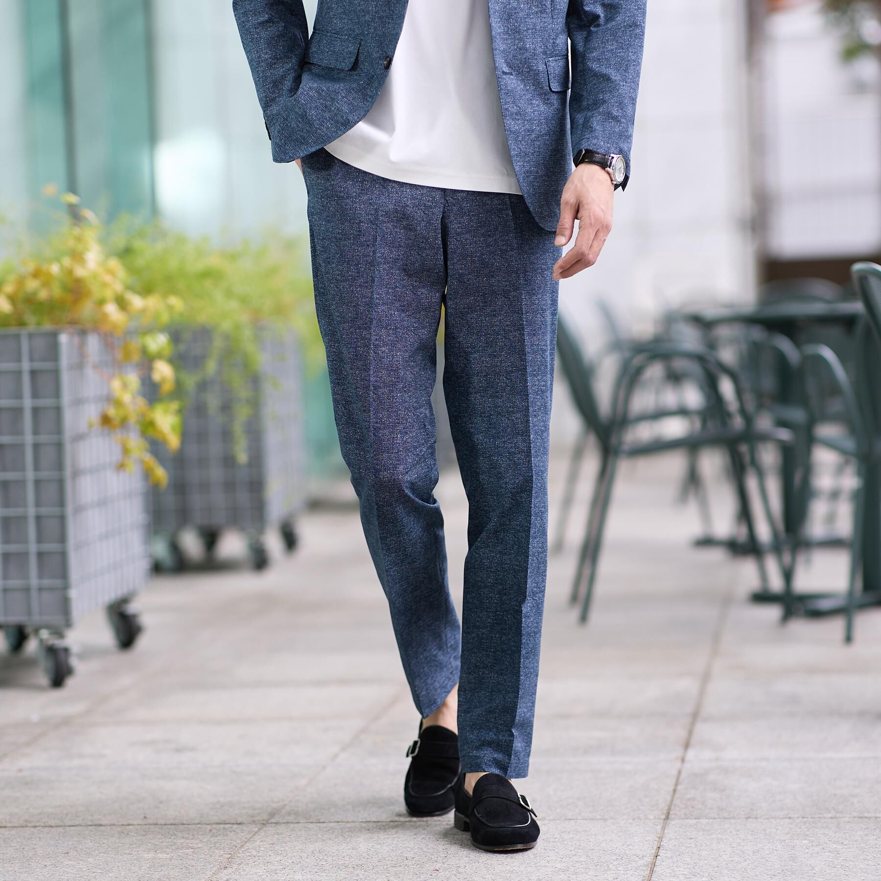 TAKEO KIKUCHI「【抗菌防臭】COOL DOTS（R）ドビープリント パンツ」|その他|