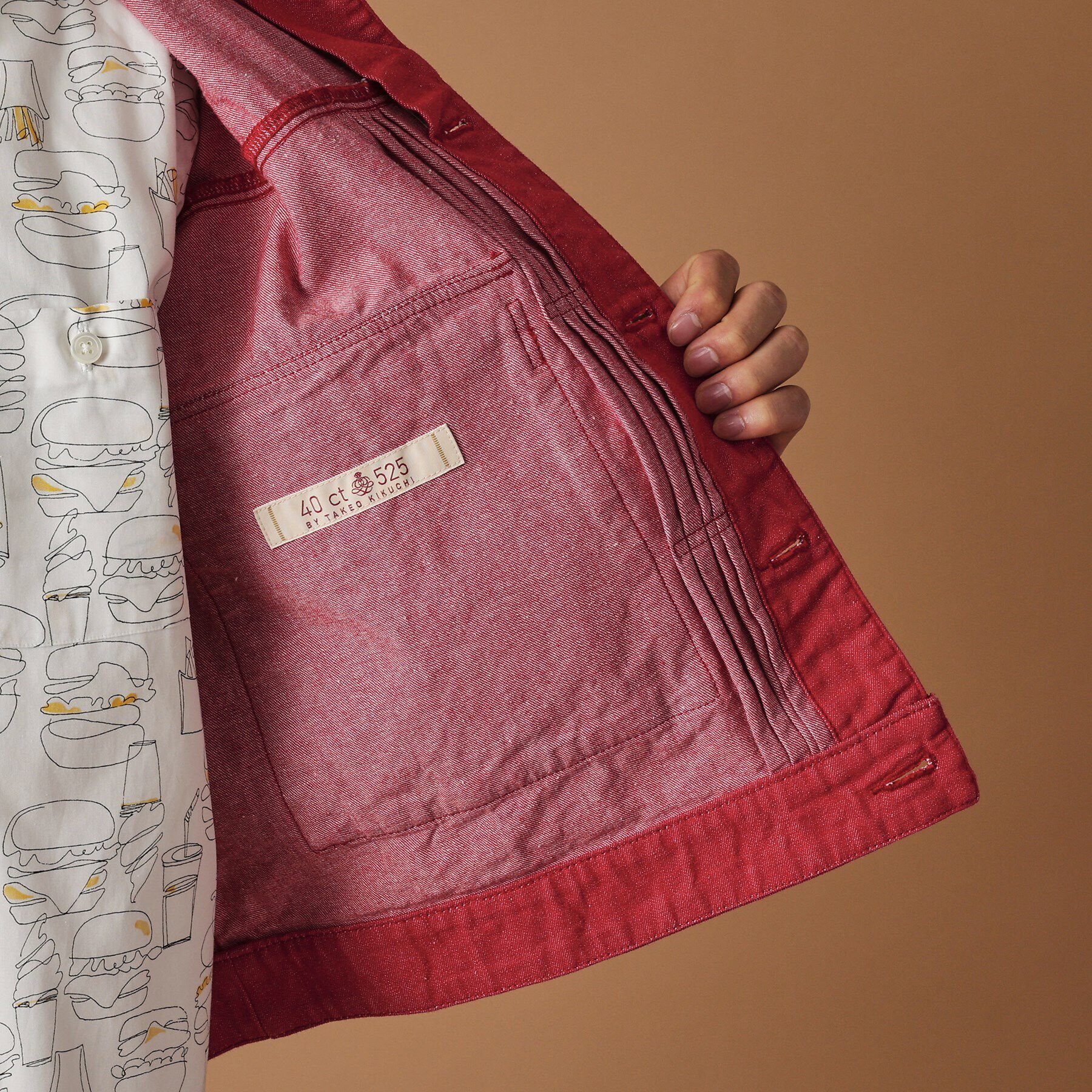 40CARATS&525「525DENIM　カラーデニムジャケット」|デニムジャケット|