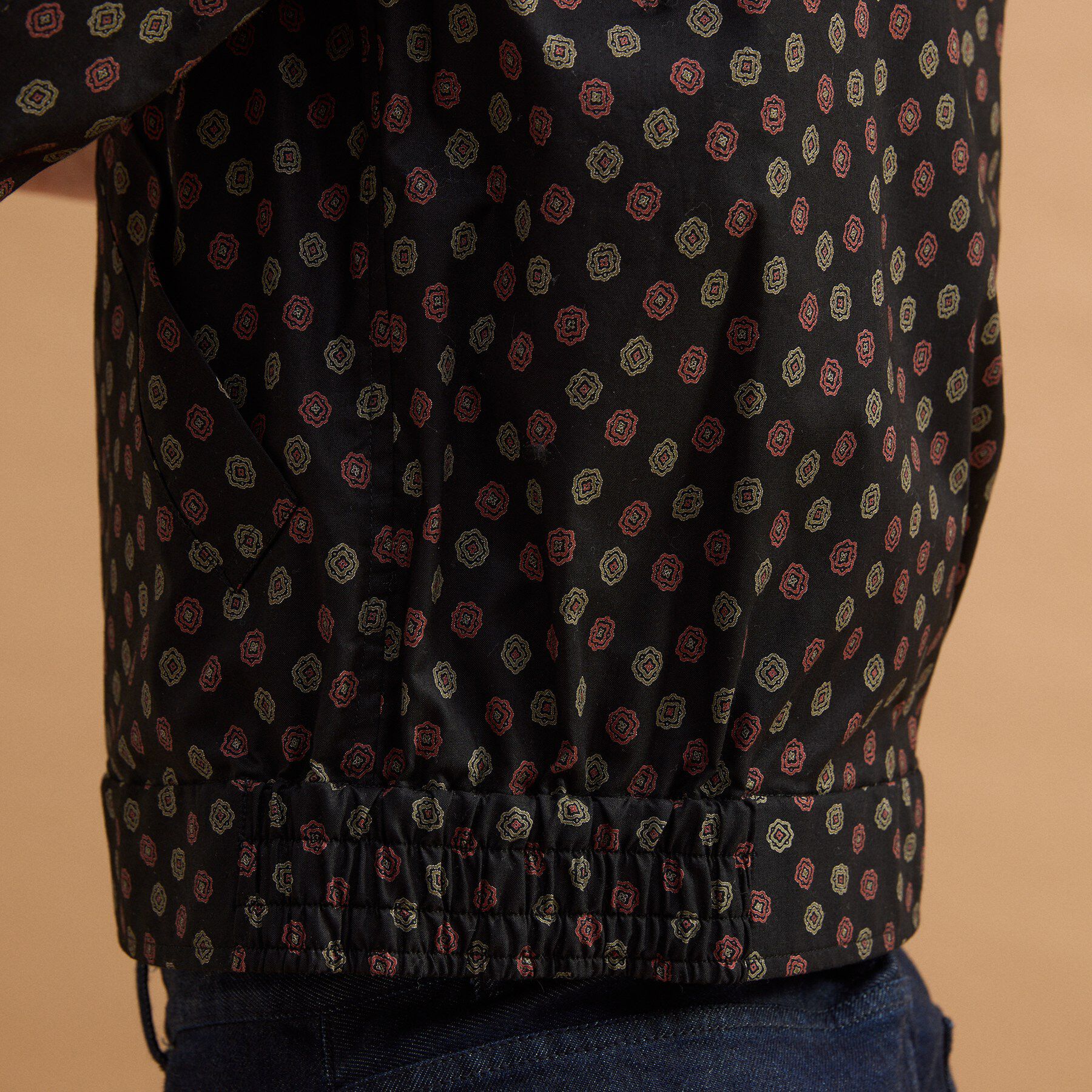 40CARATS&525「小紋プリントブルゾン」|ブルゾン・スタジャン|