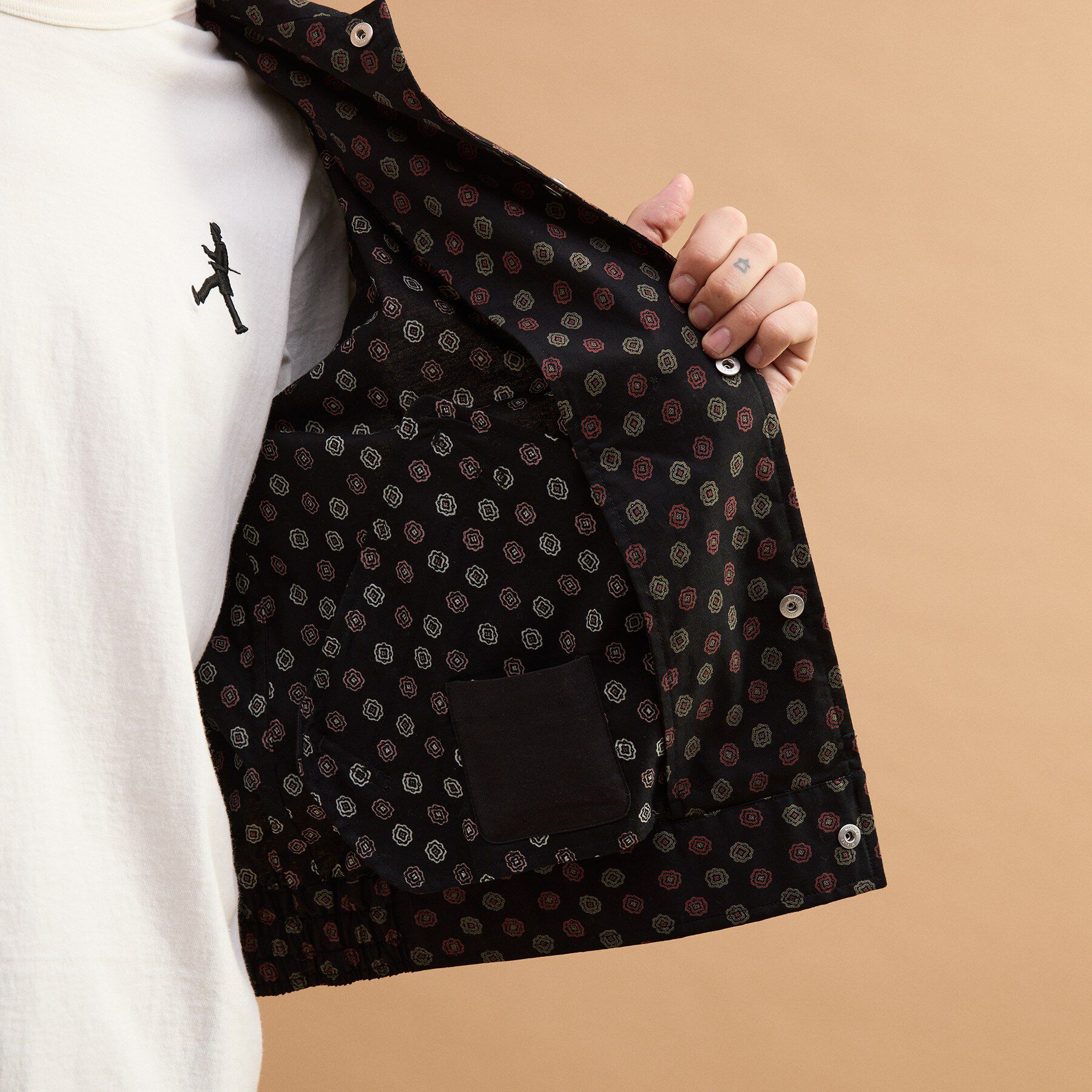 40CARATS&525「小紋プリントブルゾン」|ブルゾン・スタジャン|