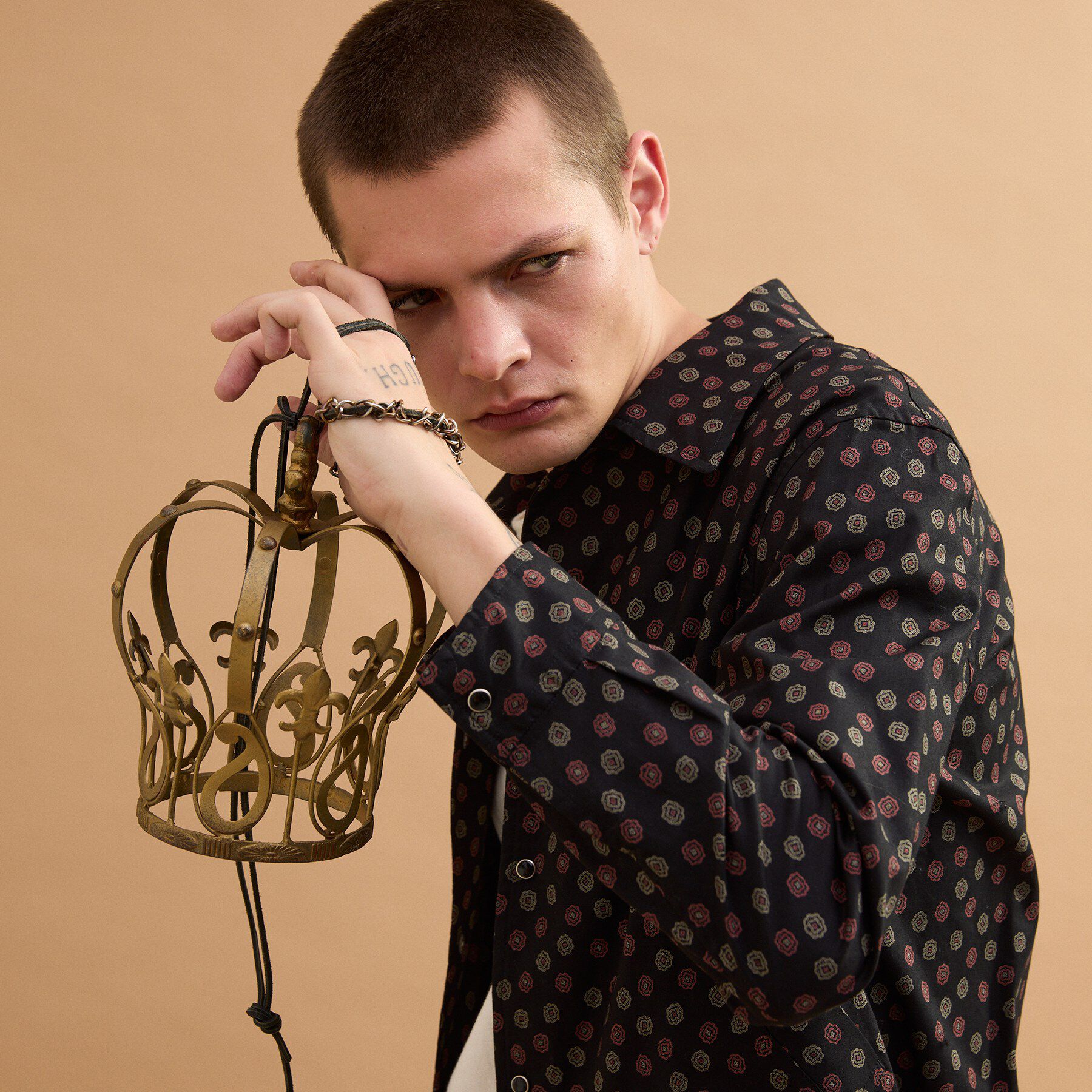 40CARATS&525「小紋プリントブルゾン」|ブルゾン・スタジャン|