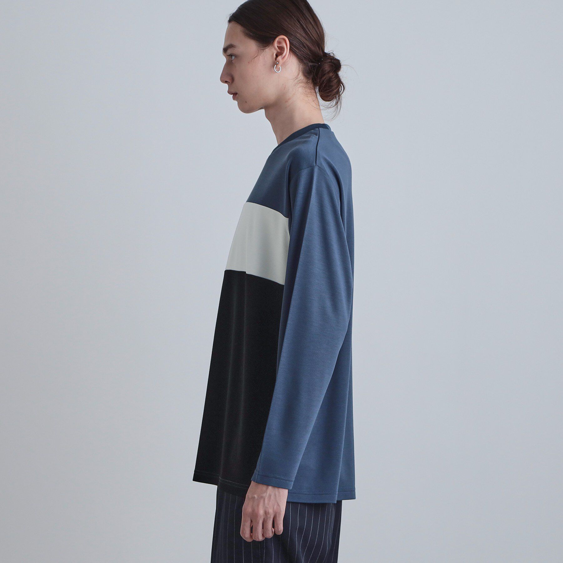 tk.TAKEO KIKUCHI「スクエア切り替えカットソー」|Tシャツ・カットソー|