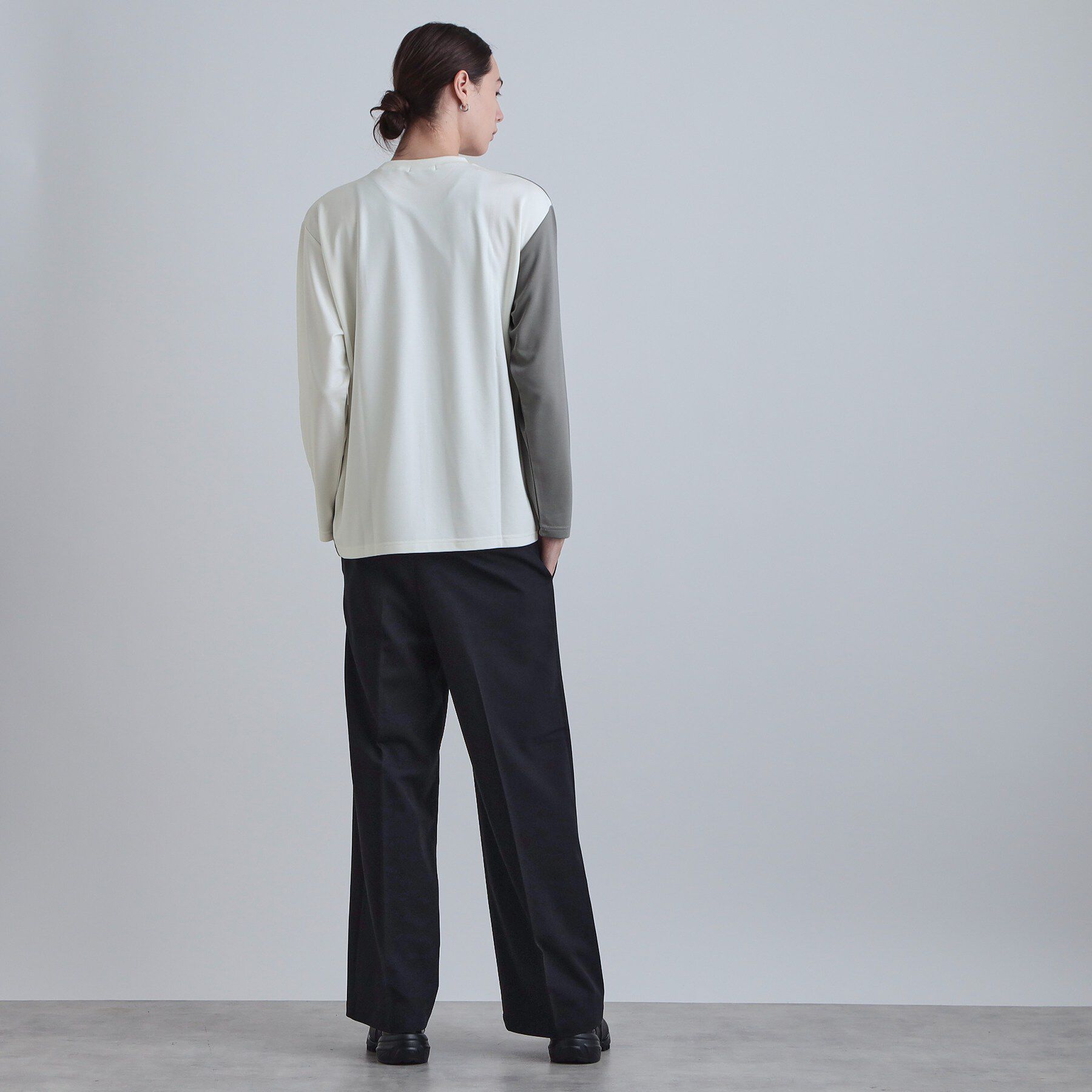 tk.TAKEO KIKUCHI「スクエア切り替えカットソー」|Tシャツ・カットソー|