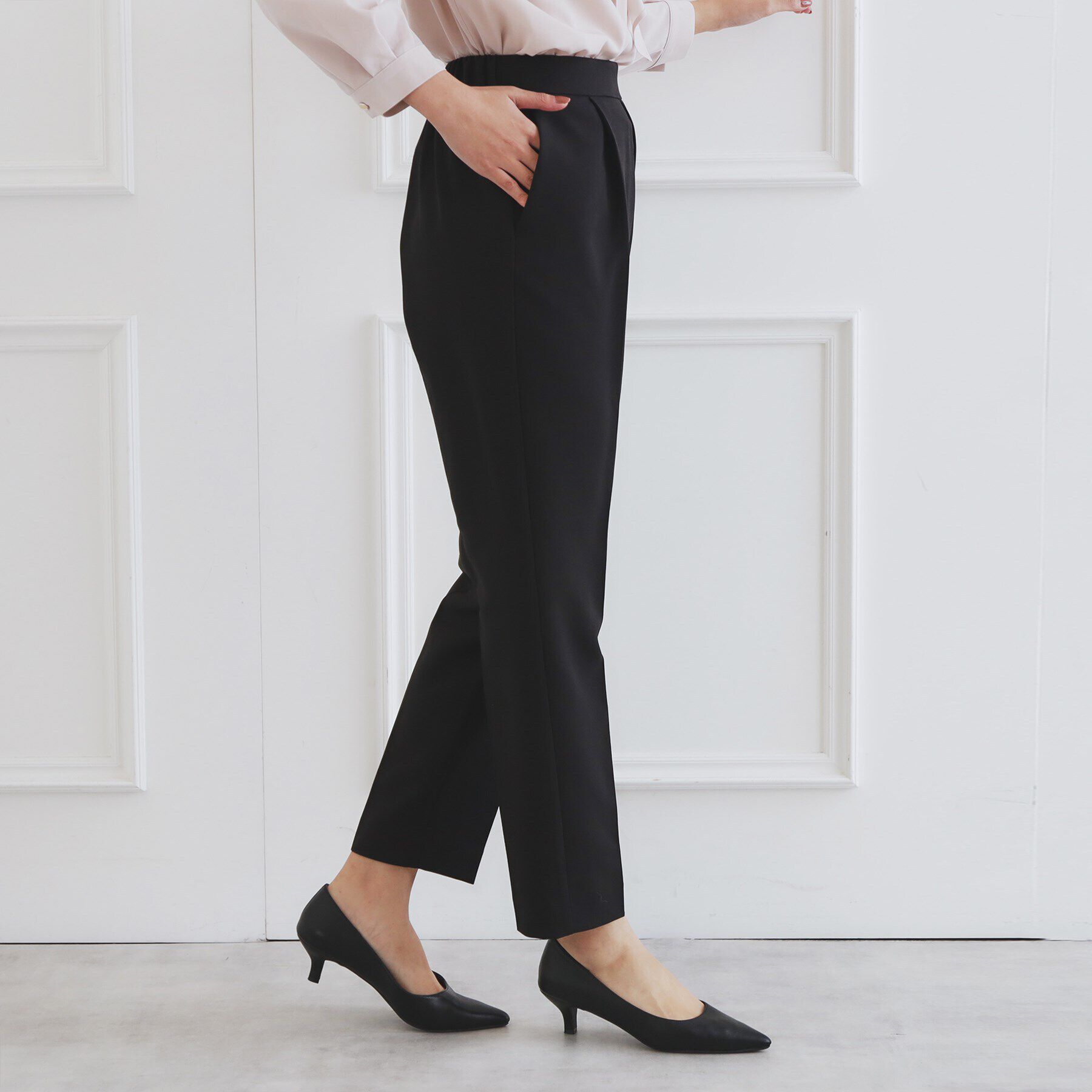 index「《通勤/セットアップ対応》ストレッチテーパードパンツ【洗濯機洗い可/イージーアイロン】」|その他|