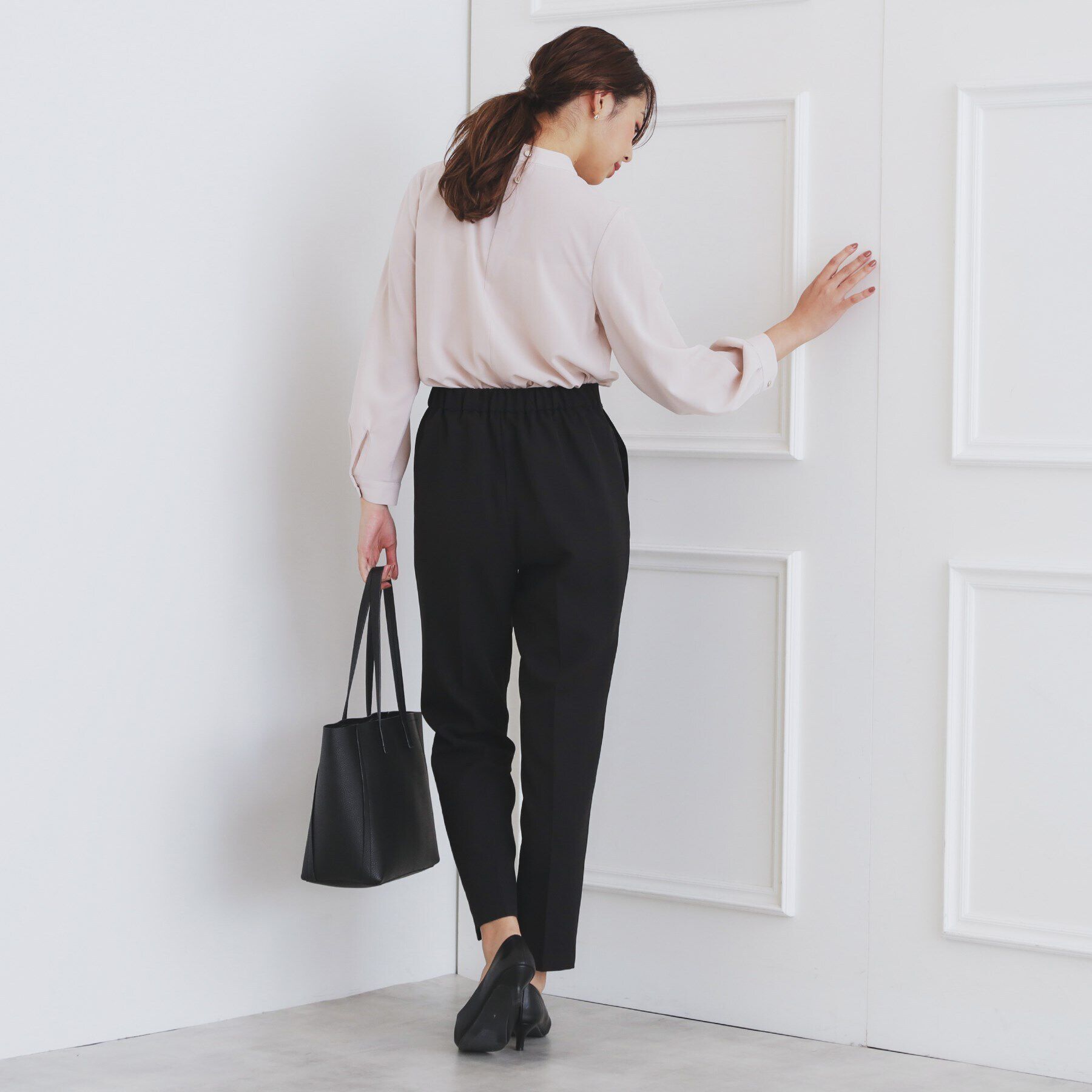 index「《通勤/セットアップ対応》ストレッチテーパードパンツ【洗濯機洗い可/イージーアイロン】」|その他|